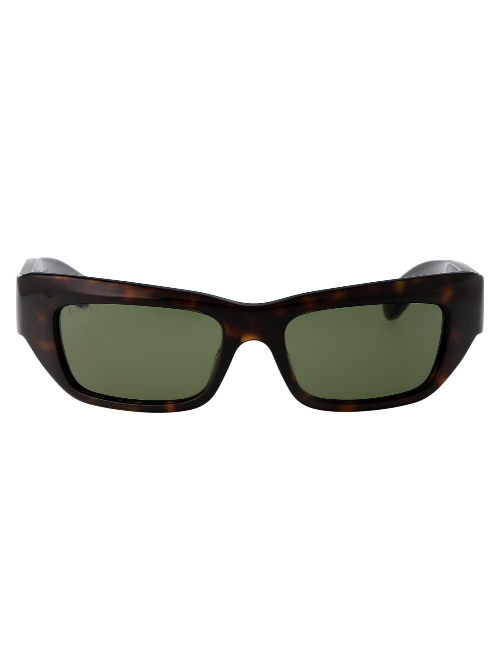 Shop Gucci Gg1296s Sunglasses In 004 Havana Havana Green