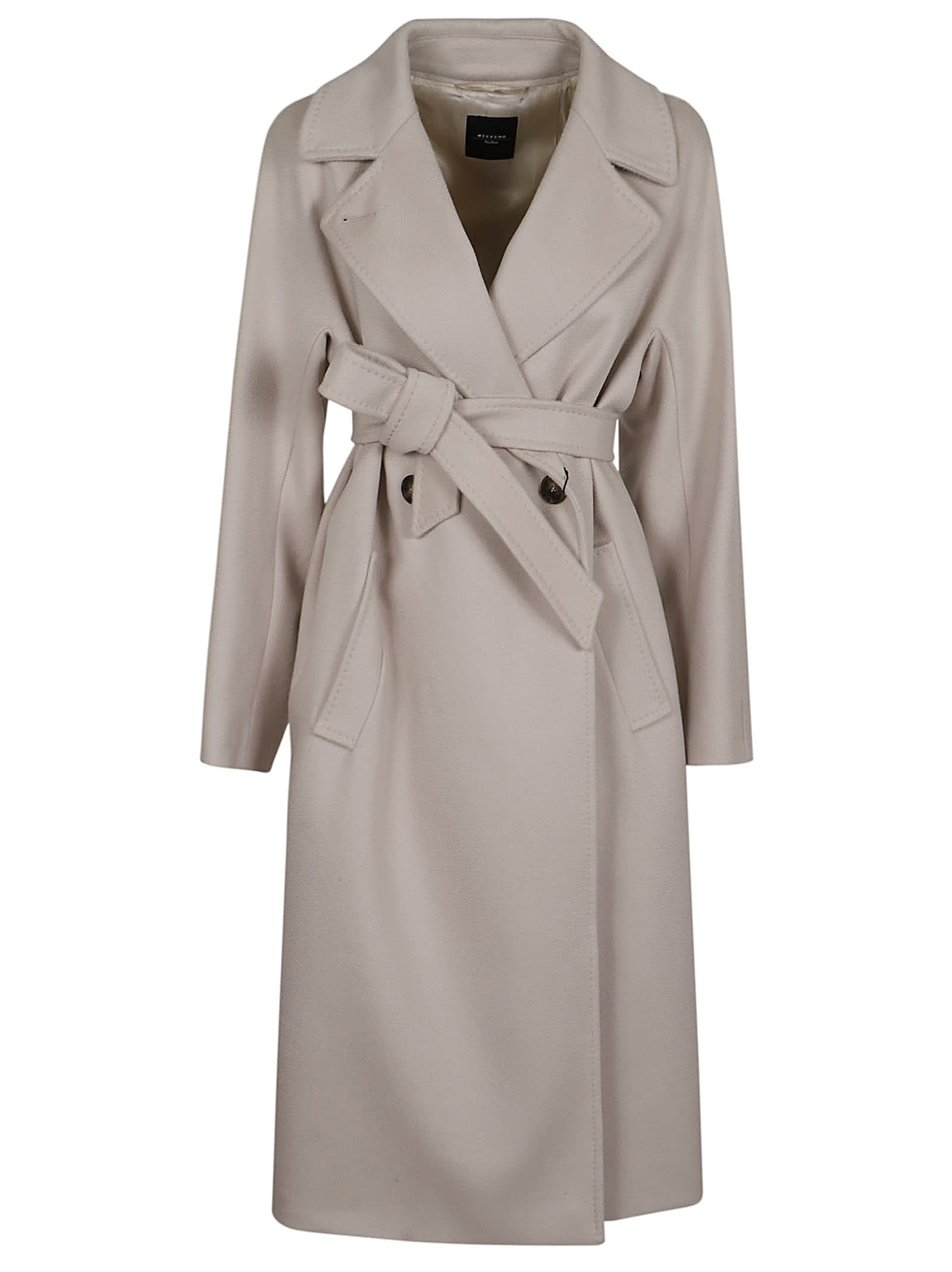 Shop Weekend Max Mara Resina Coat In Beige