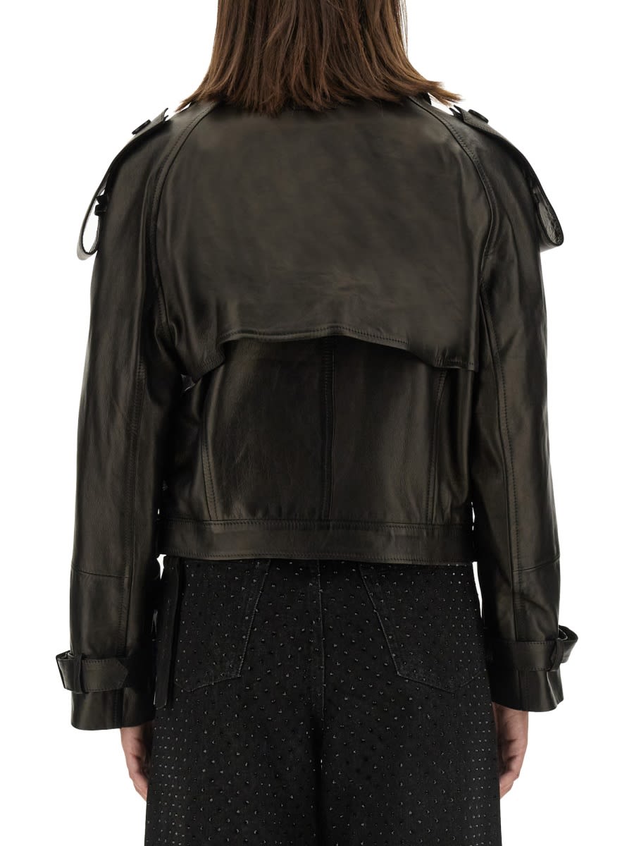 Shop Salvatore Santoro Biker Jacket In Black