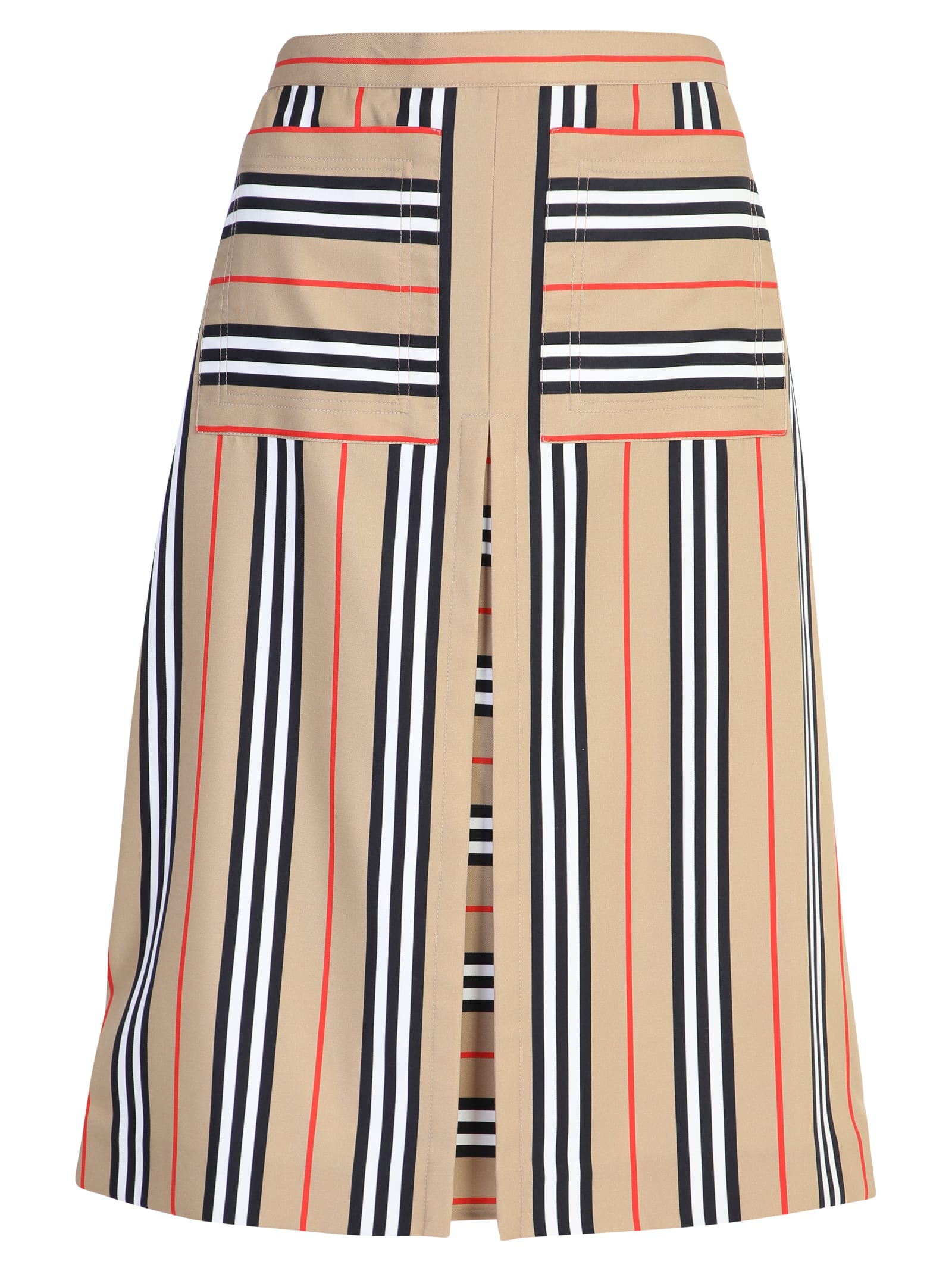 burberry checked skirt