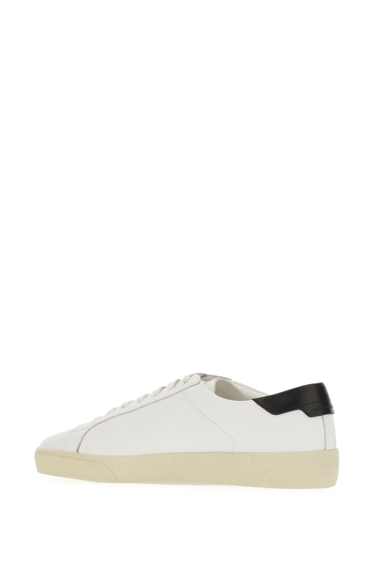 Shop Saint Laurent White Leather Court Sl/06 Sneakers In 9061