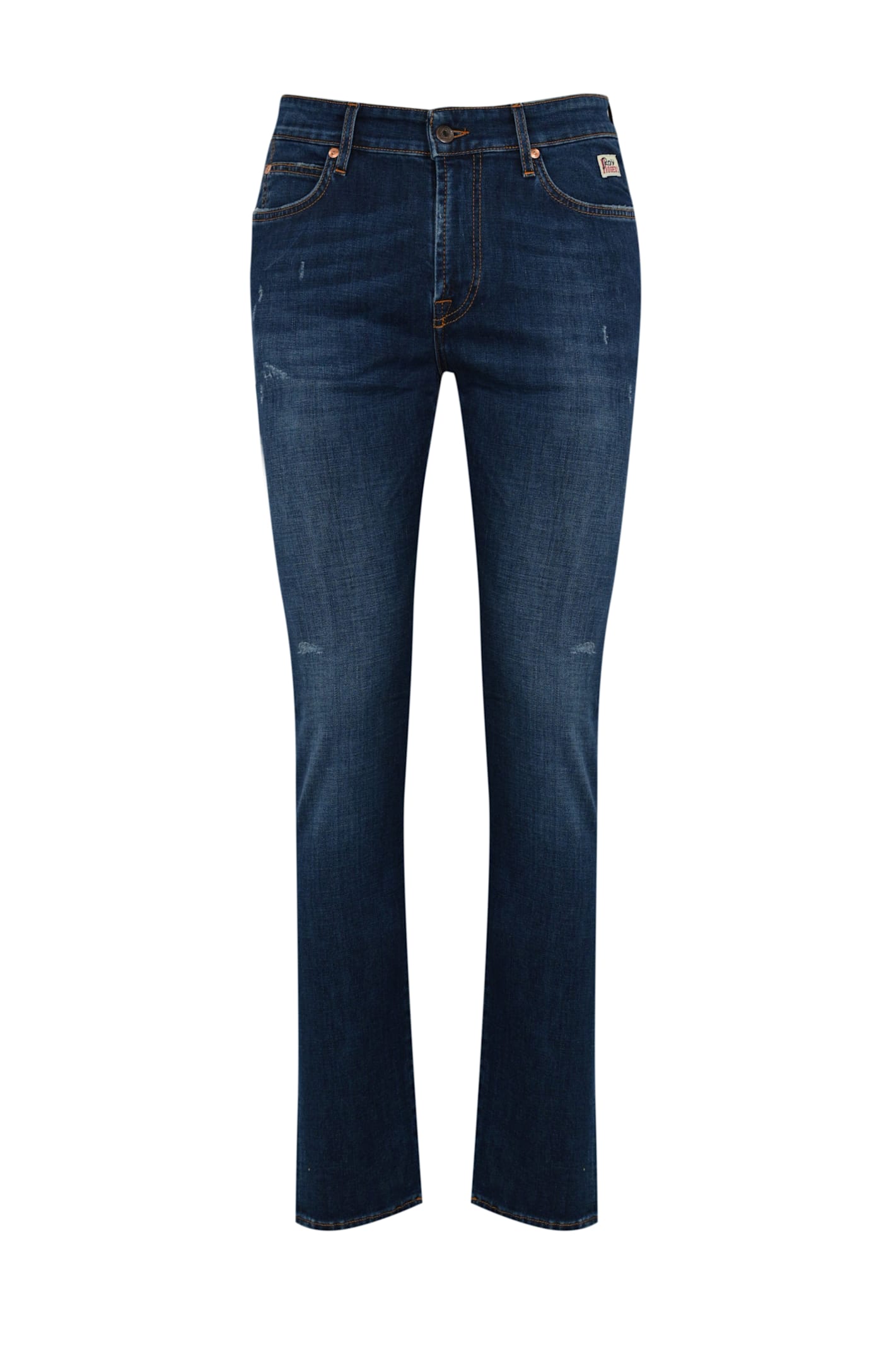 Roy Rogers beck Trousers In Dark Denim