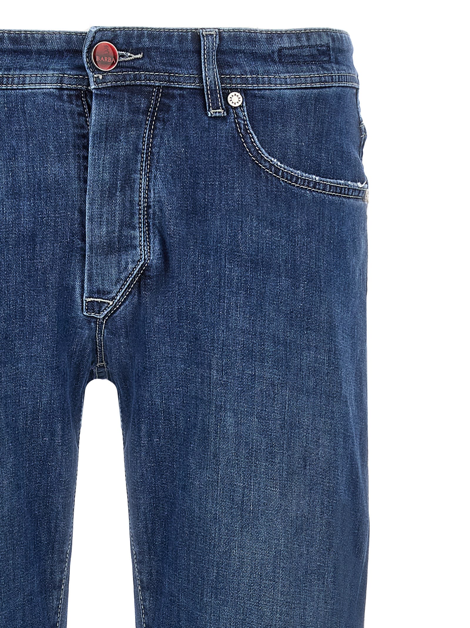 Barba Napoli Five Jeans In Blue