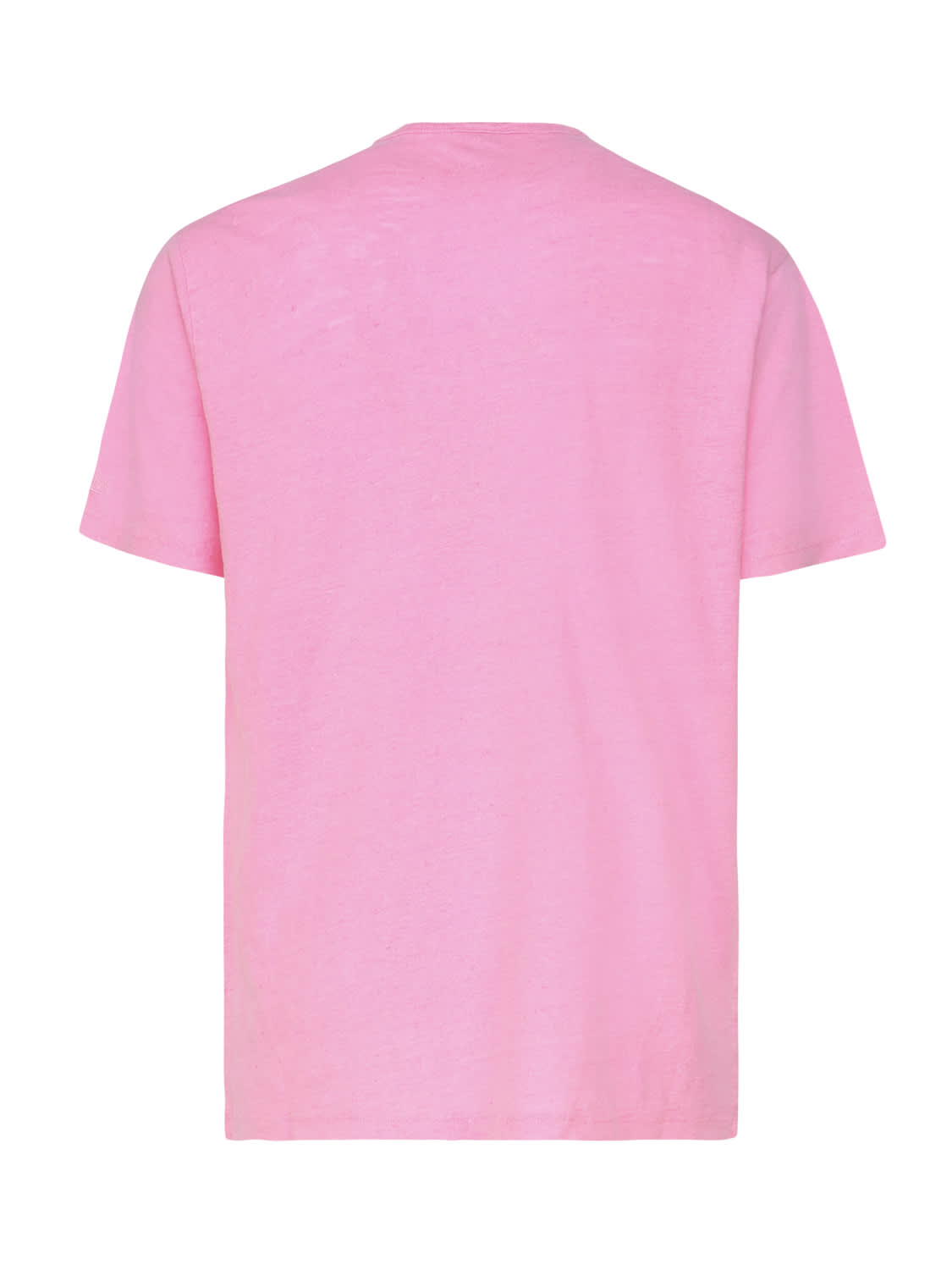 Shop Mc2 Saint Barth Ecstasea Linen T-shirt In Pink