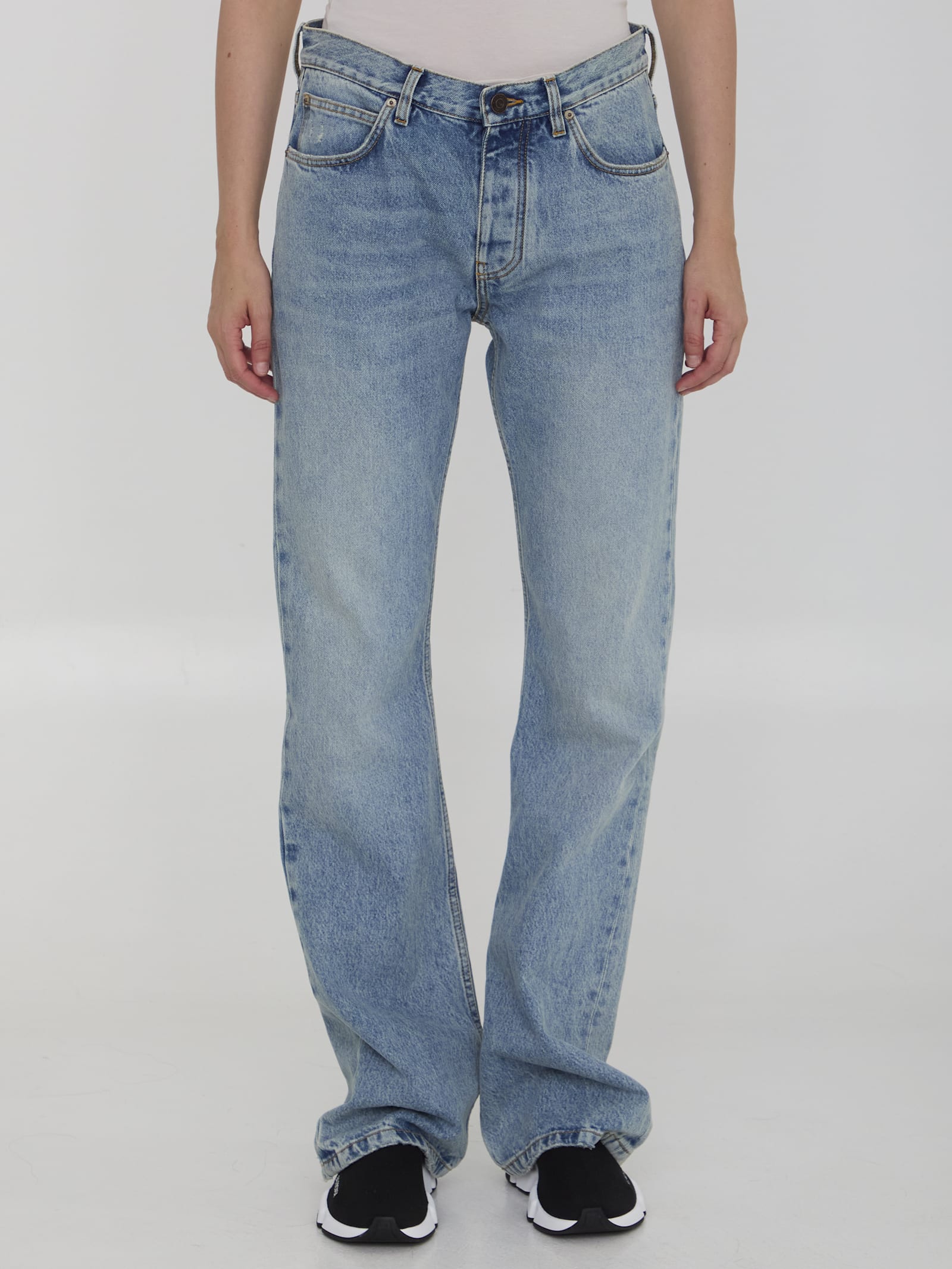 Low Waist Straight Jeans