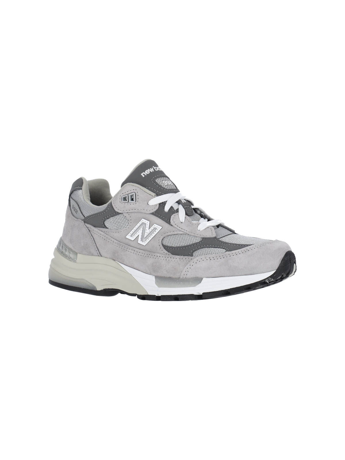 New Balance 992 Suede Leather Sneakers In Gray