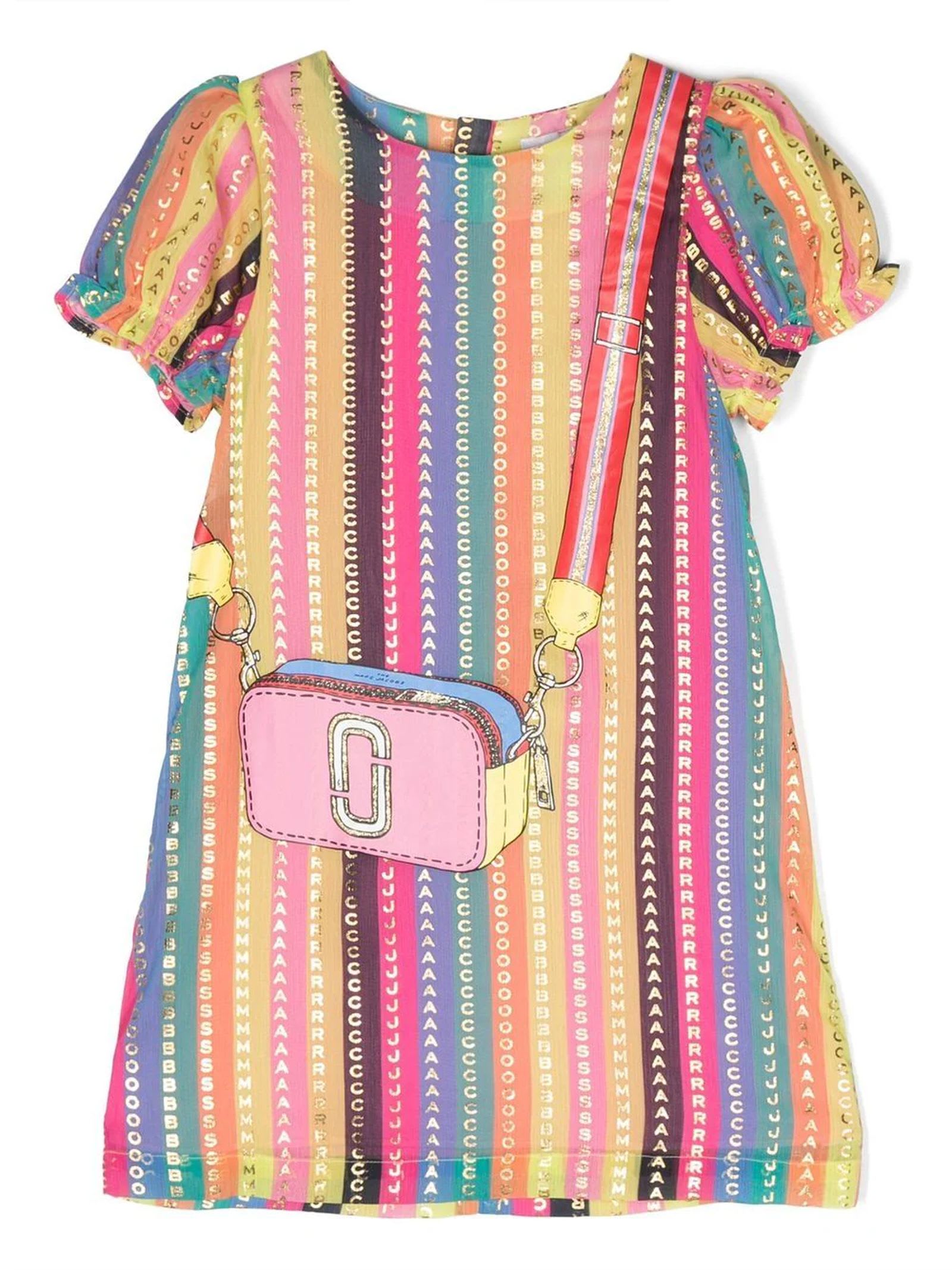 MARC JACOBS MULTICOLOR POLYESTER DRESS