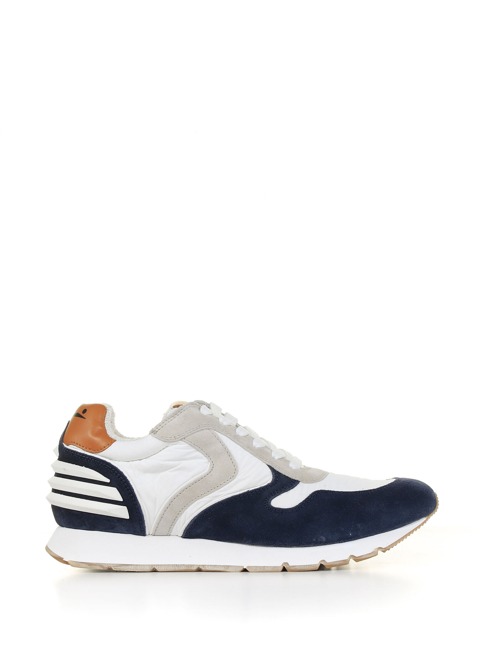 Voile Blanche Liam Power Sneaker With Contrasting Details In Indigo ...