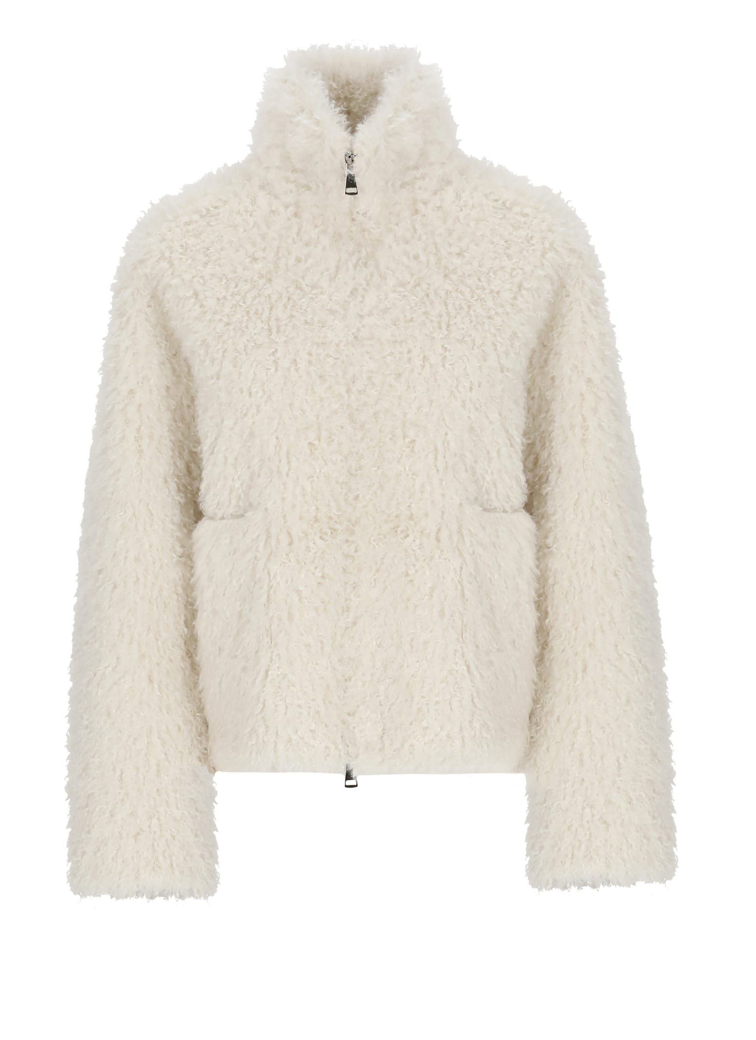 Betta Corradi Faux Fur Coat In White