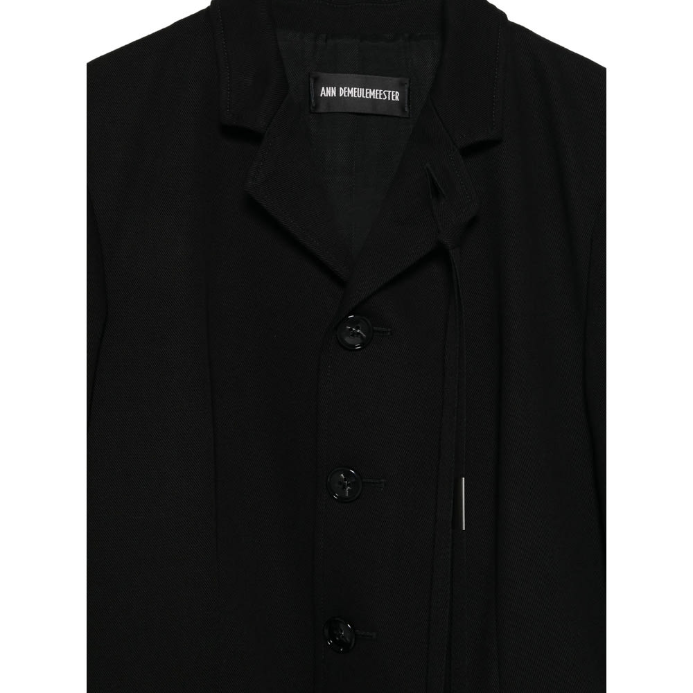 Ann Demeulemeester Black Jackets Women In Black