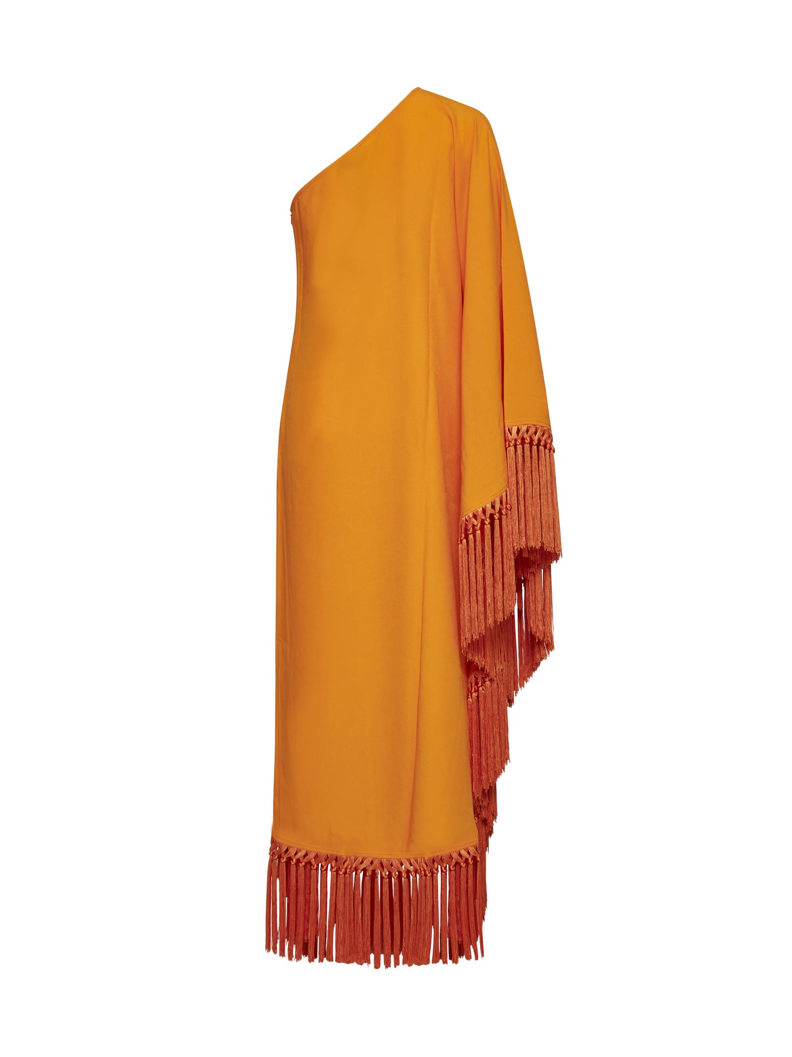 Shop Taller Marmo Dress In Orange