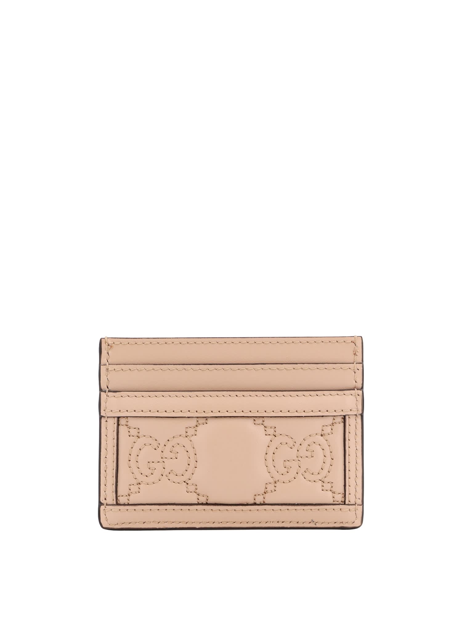 Shop Gucci Card Holder In Pink