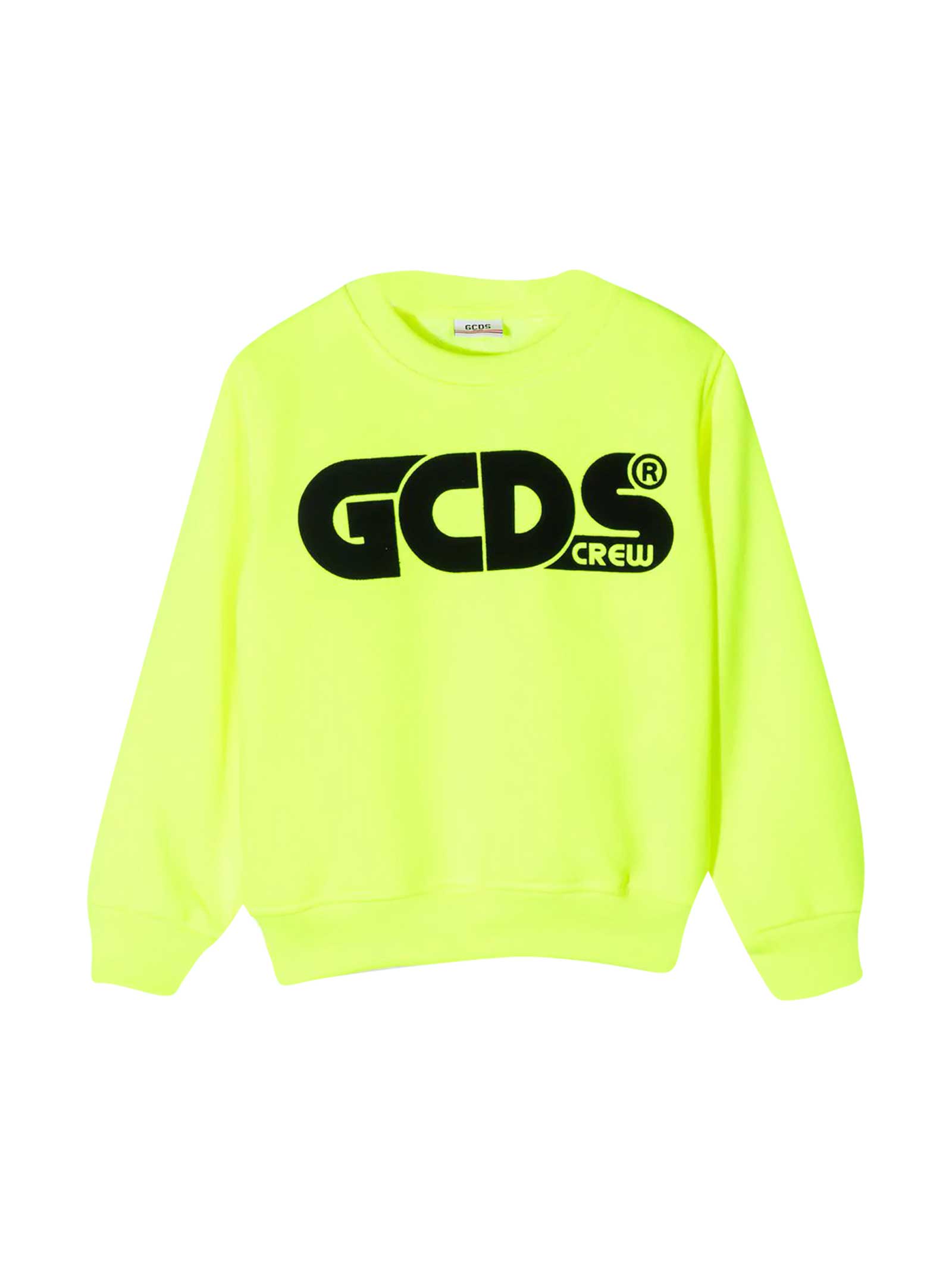GCDS Mini Yellow Sweatshirt Diadora Junior Fluo