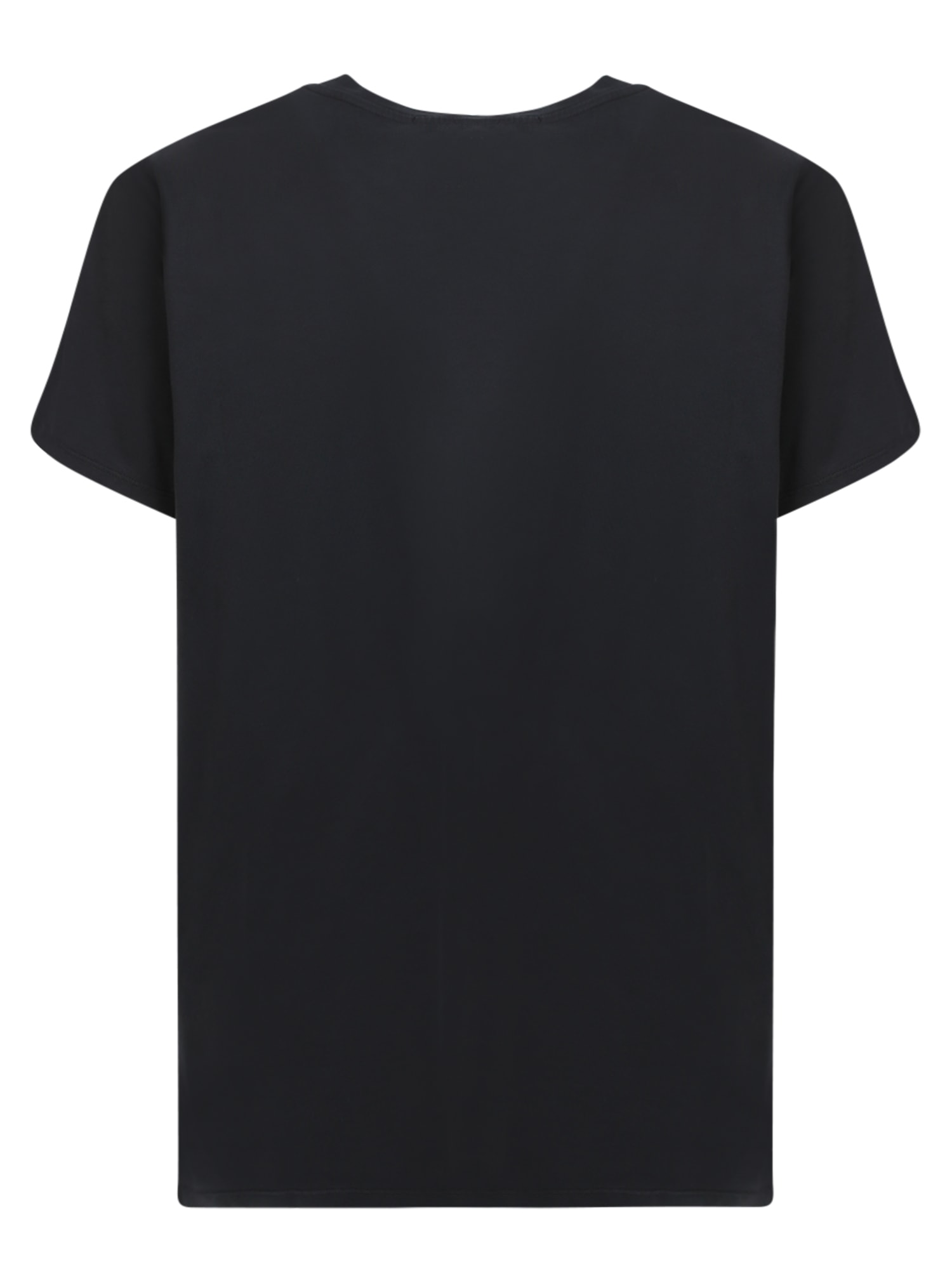 Shop 14 Bros Front Print Black T-shirt