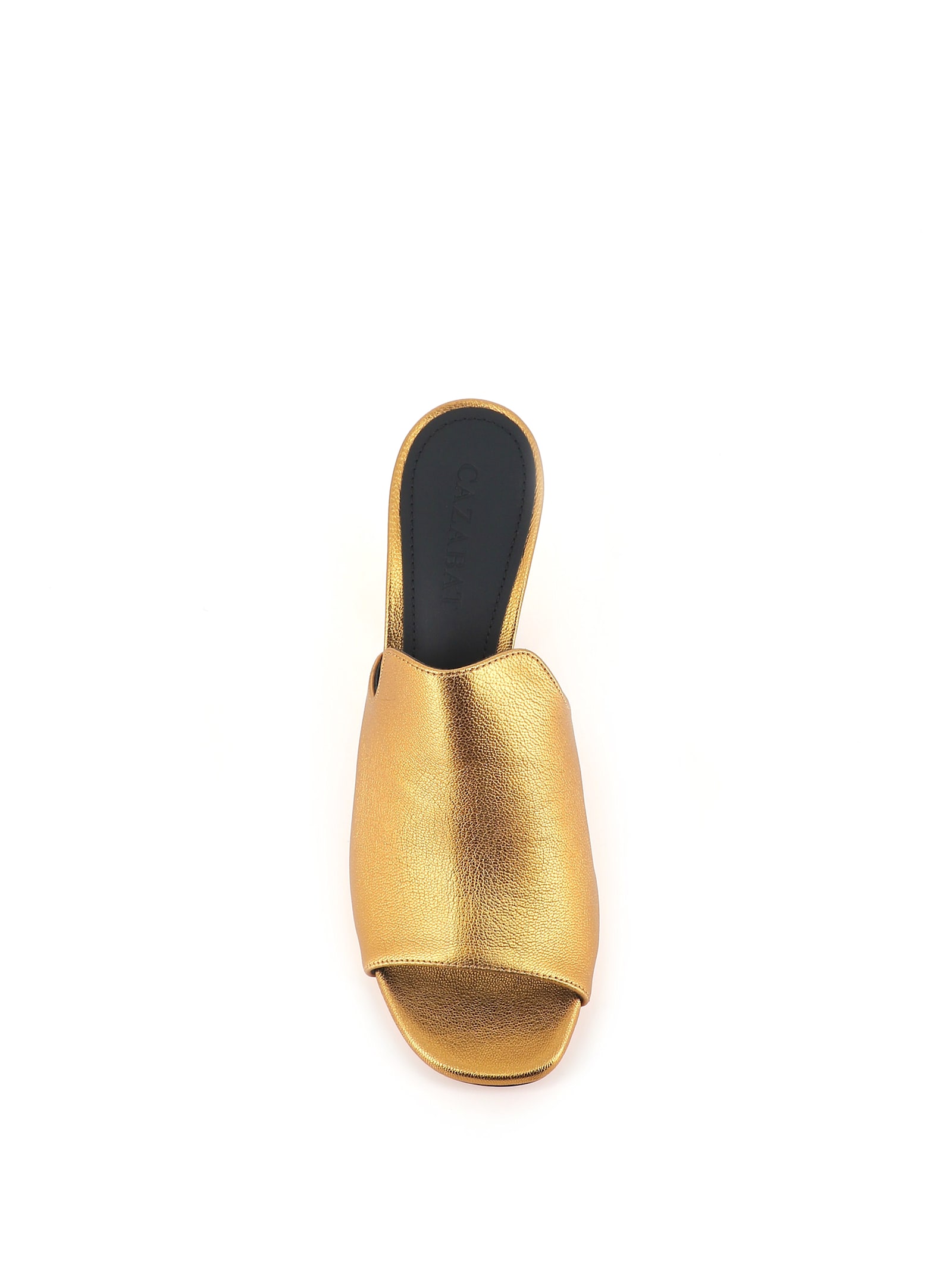 Shop Jean-michel Cazabat Mule Sade In Gold