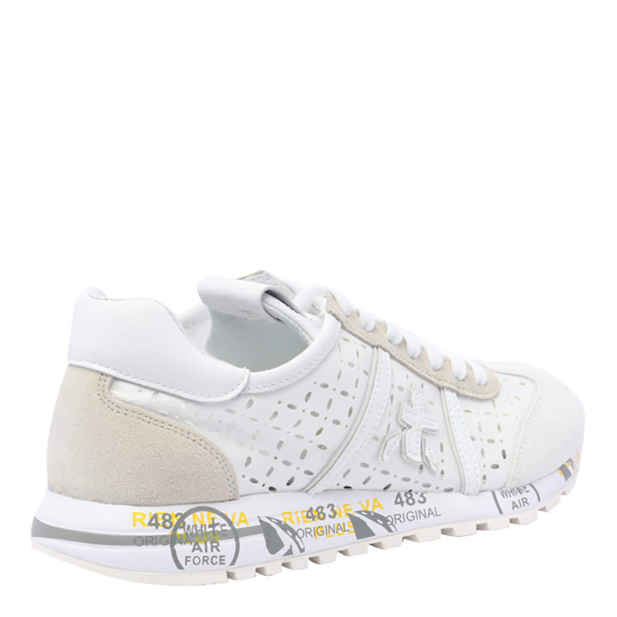 Shop Premiata Lucyd Sneakers In White
