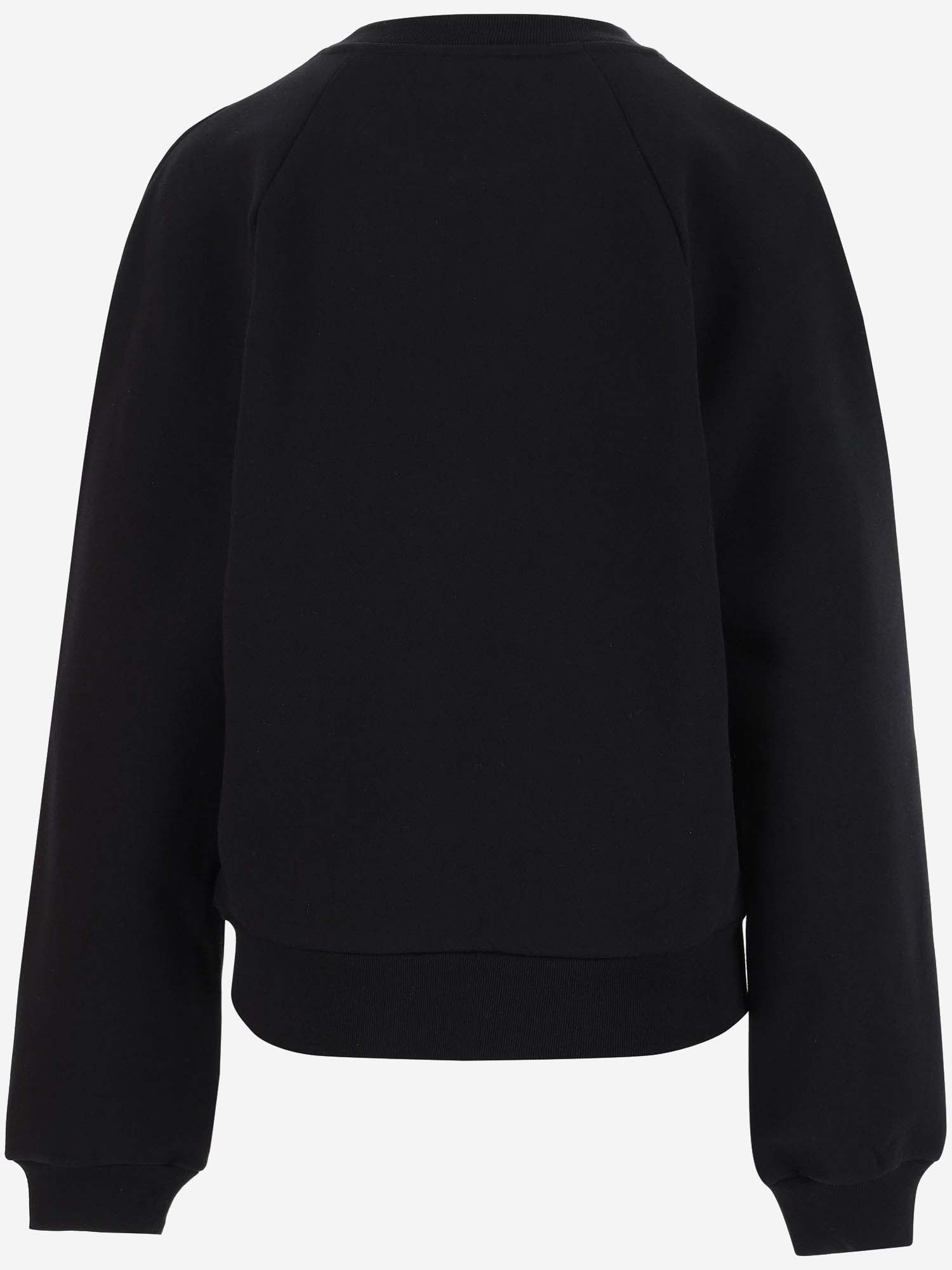 Shop Patou Cotton Sweatshirt With Logo In Black