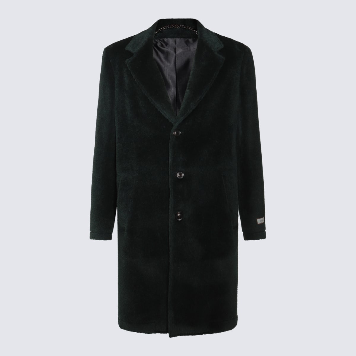 Dark Green Wool Suit Coat