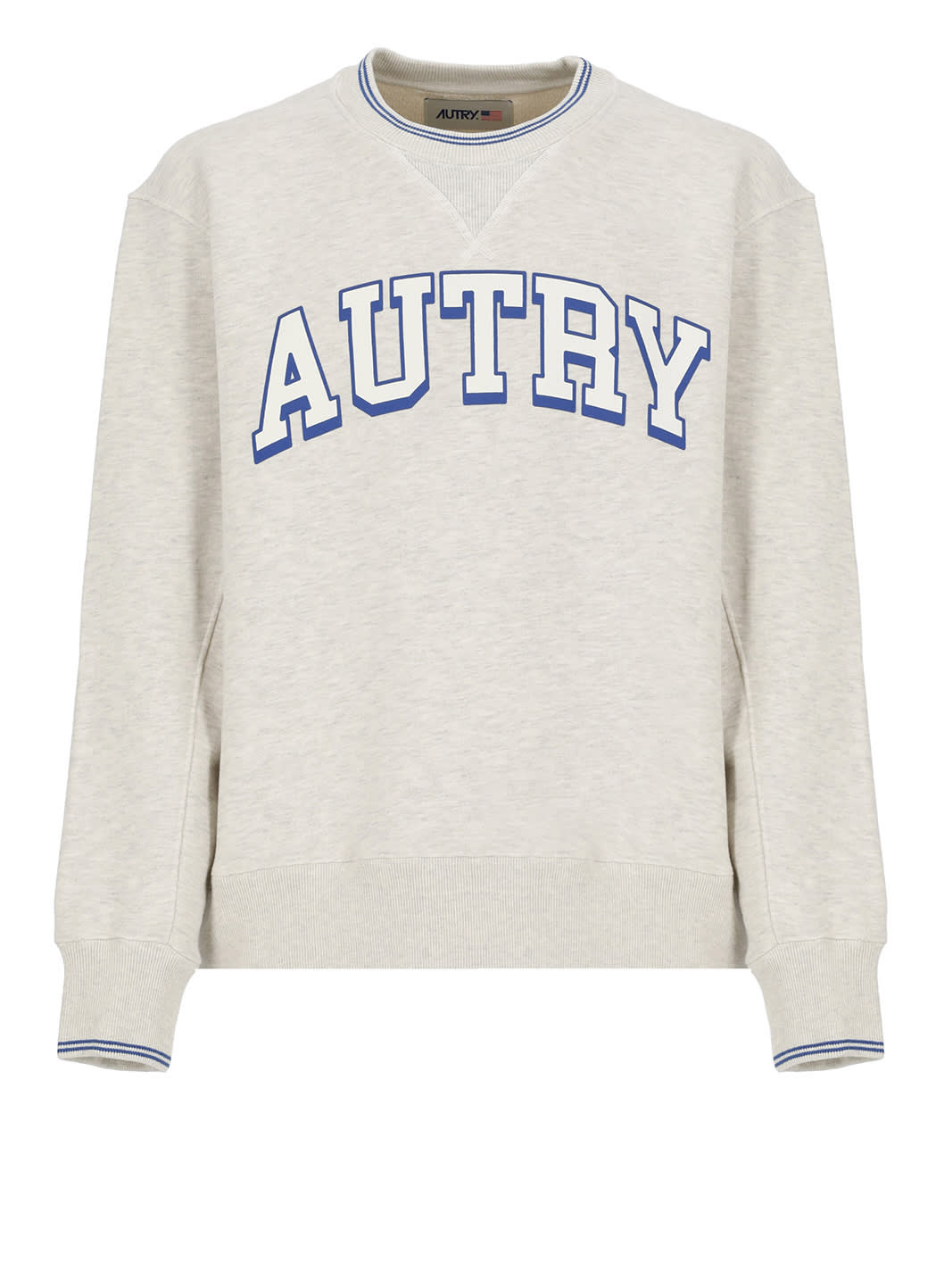 Shop Autry Main Sweatshirt In Grey