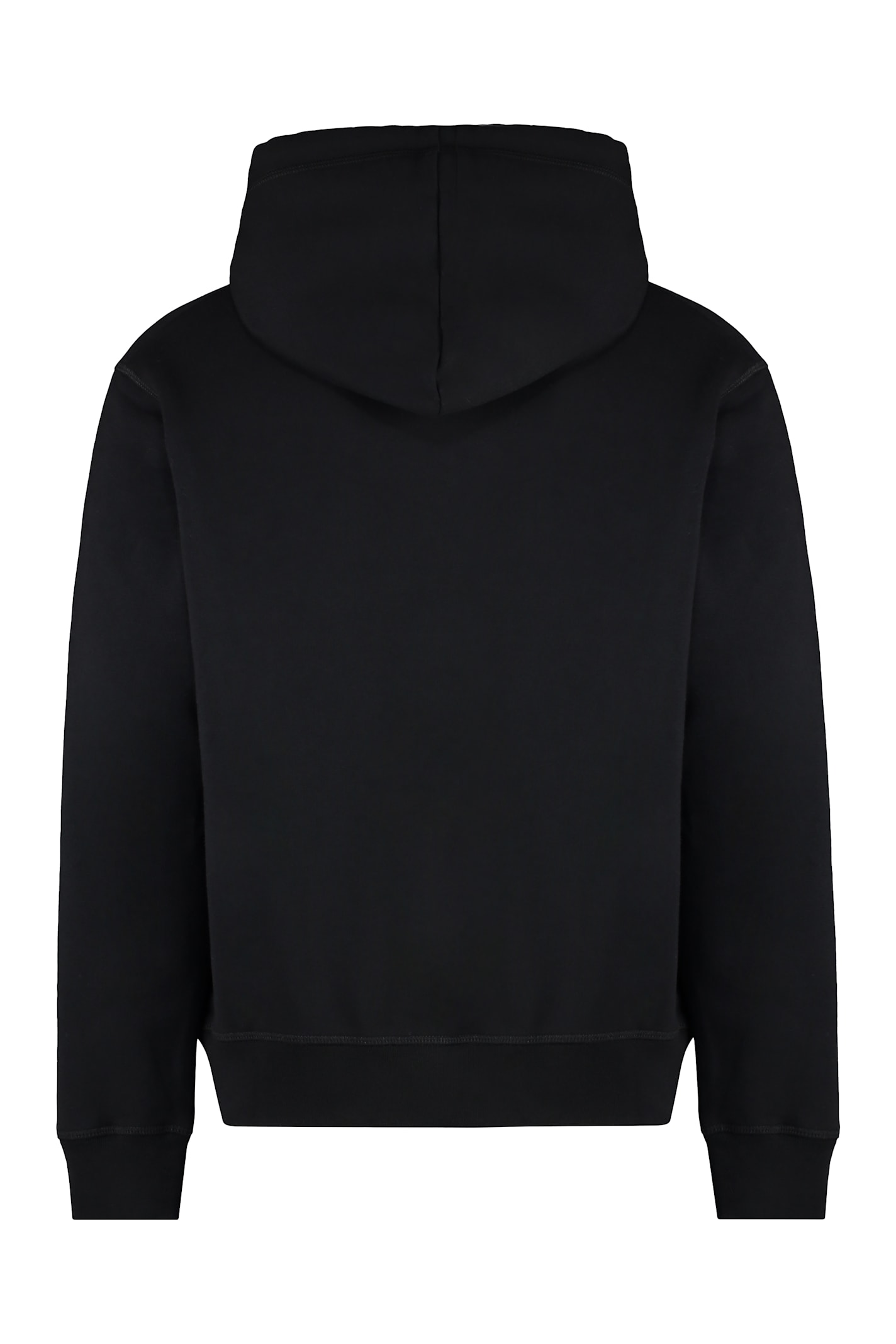 Shop Dsquared2 Cotton Hoodie In Black