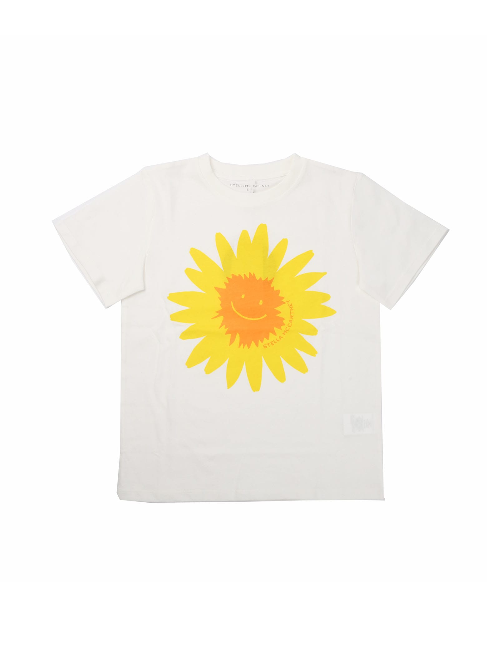 Stella McCartney Kids Sunflower Print Short Sleeve Tshirt