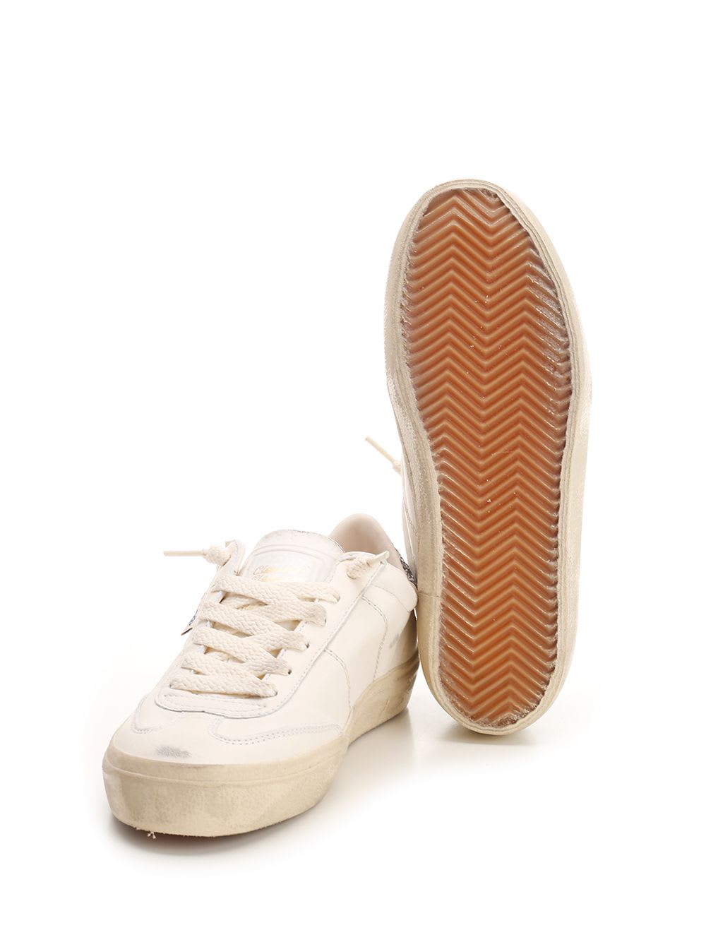 Shop Golden Goose Soul Star Sneakers In White