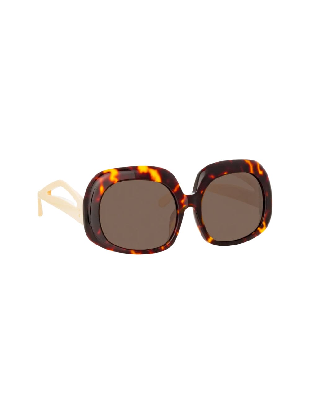 Shop Linda Farrow Lea - Havana Sunglasses