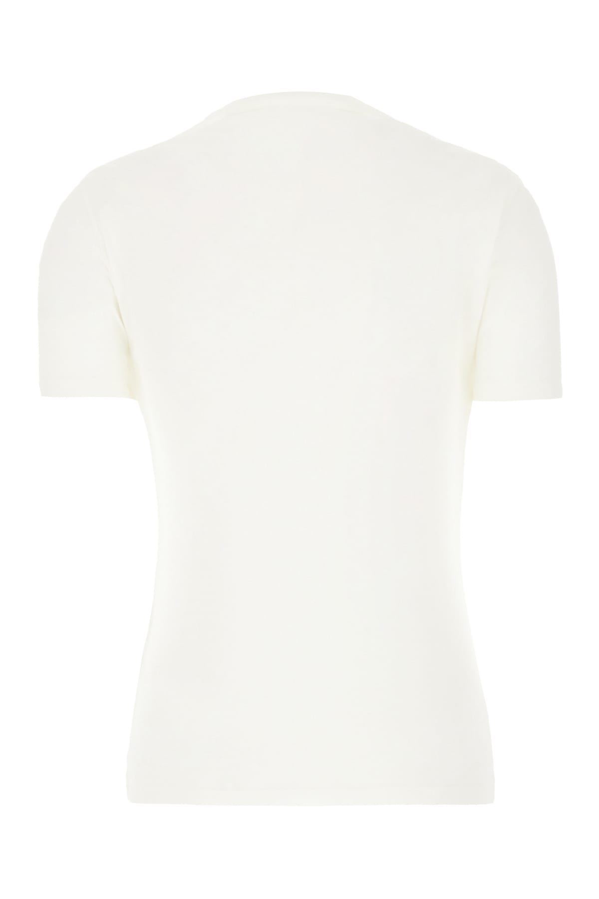 Shop Jil Sander Ivory Cotton T-shirt In 100