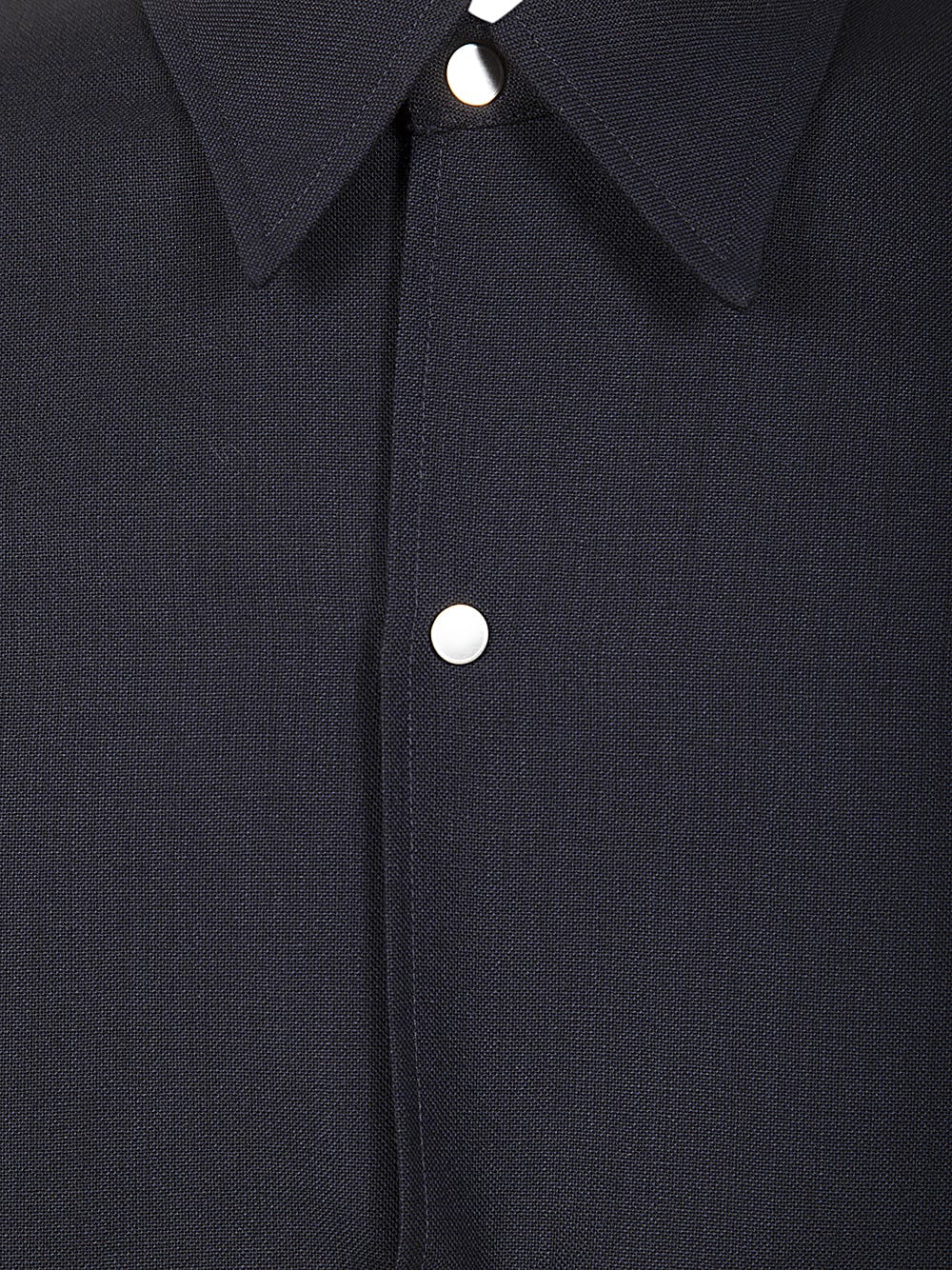 Shop Studio Nicholson Wool Coach Jacket In Darkest Navy