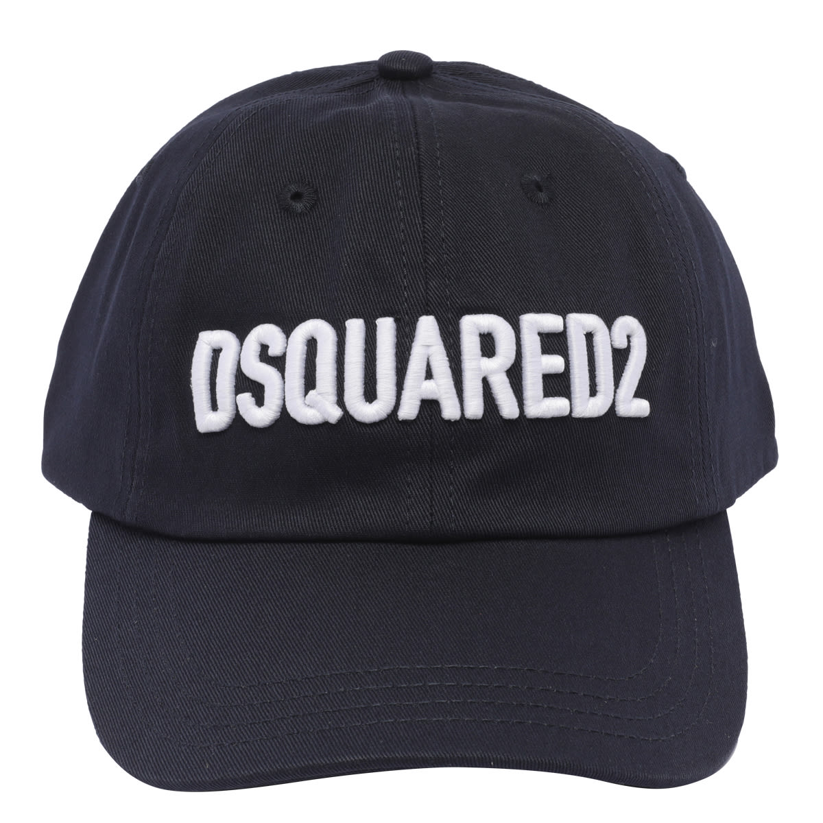 Shop Dsquared2 Logo Cap In Blu