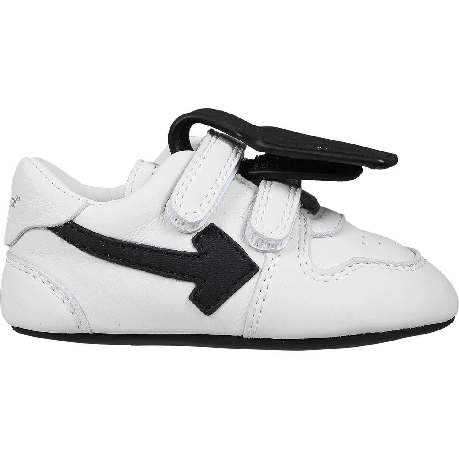 Off-White White Sneakers For Baby Kids With Iconic Arrow