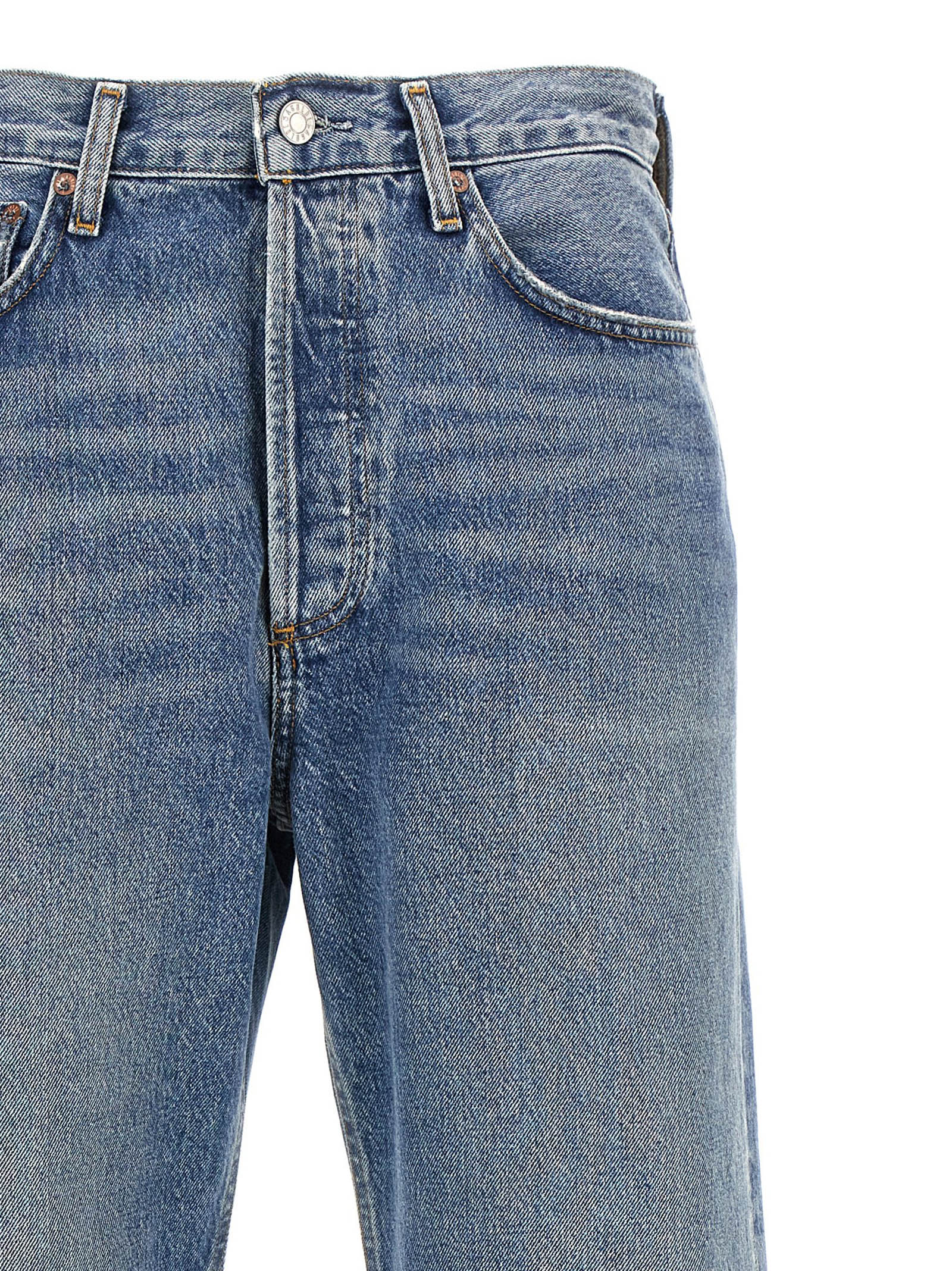 Shop Agolde Fran Jeans In Blue