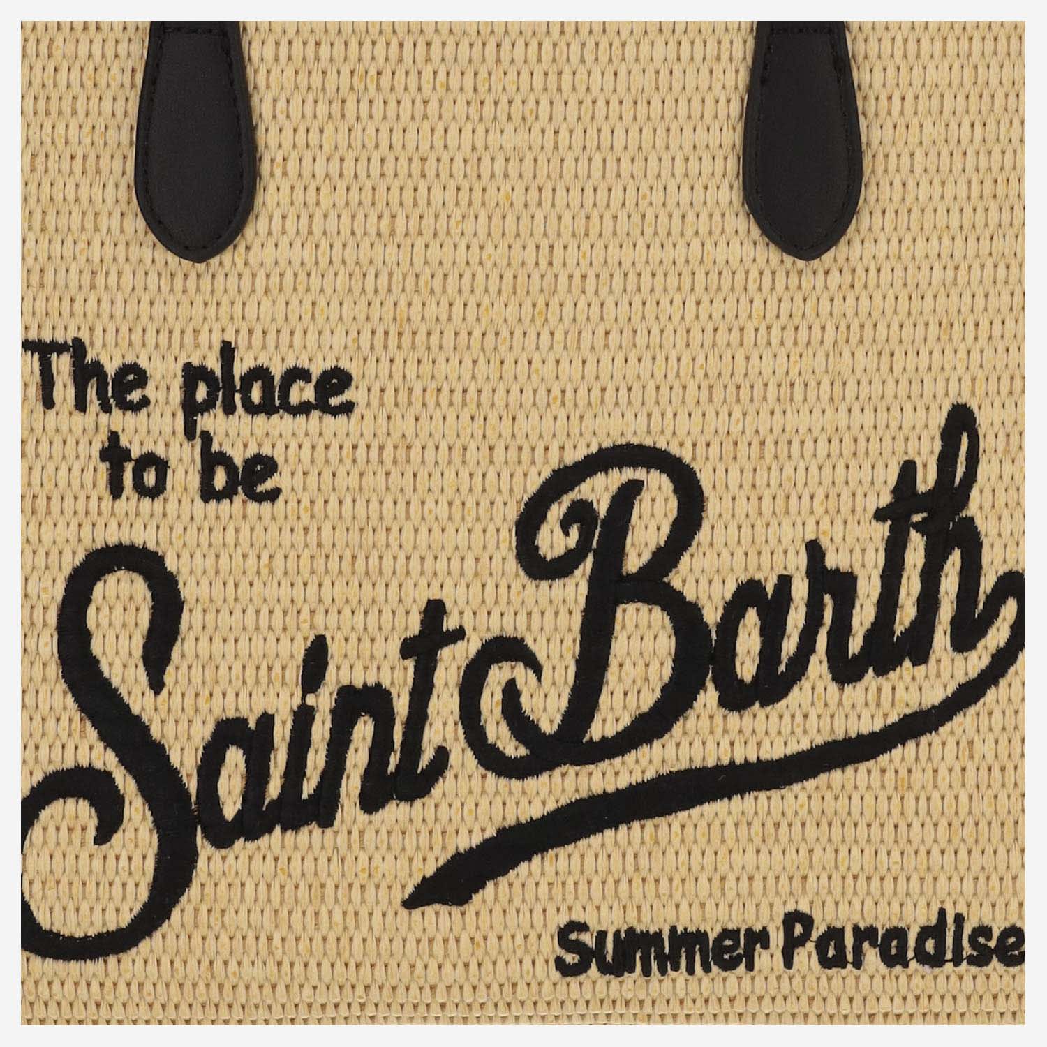 Shop Mc2 Saint Barth Colette Tote Bag In Beige