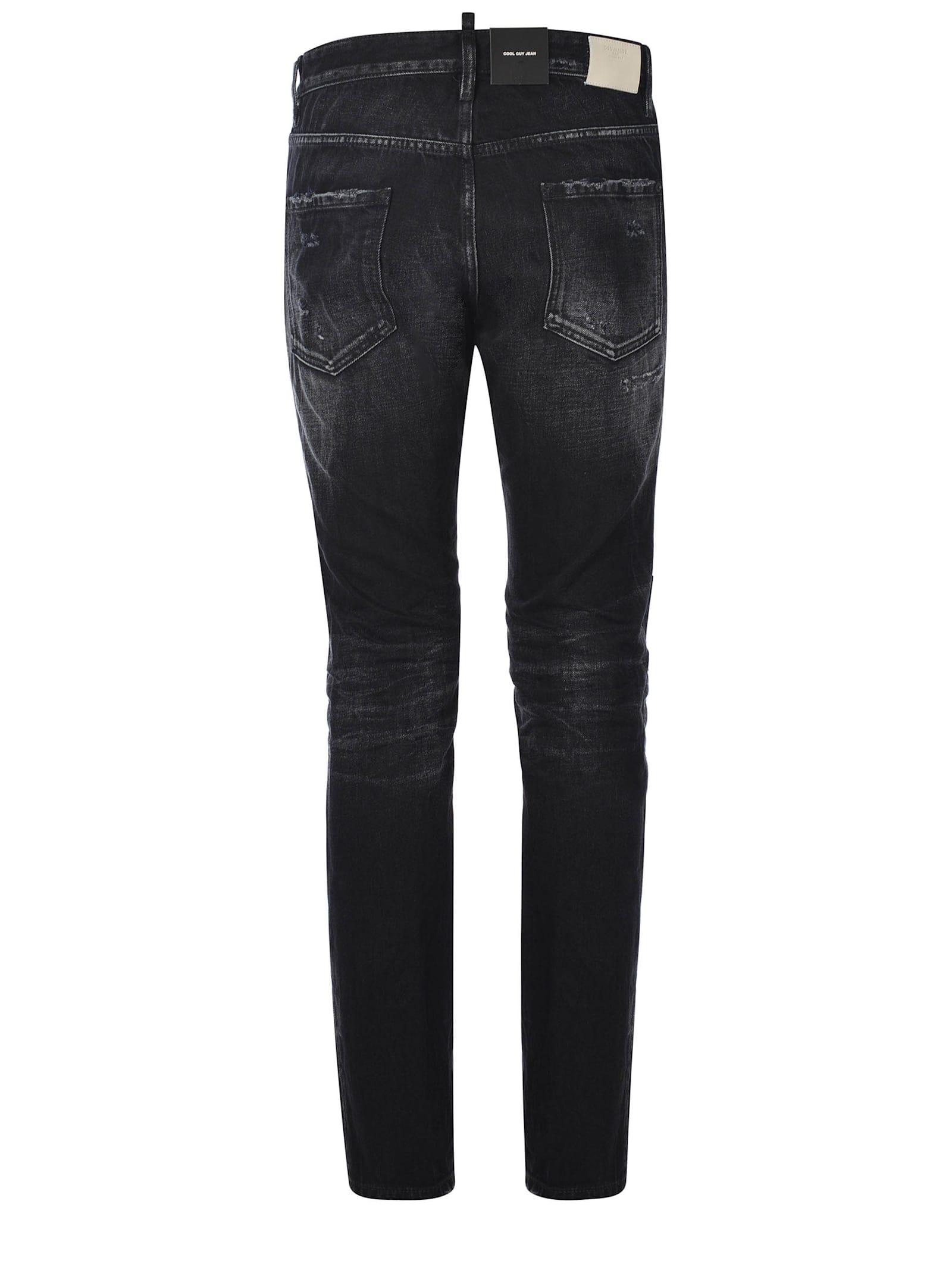 Shop Dsquared2 Jeans  Cool Guy Made Of Denim In Black