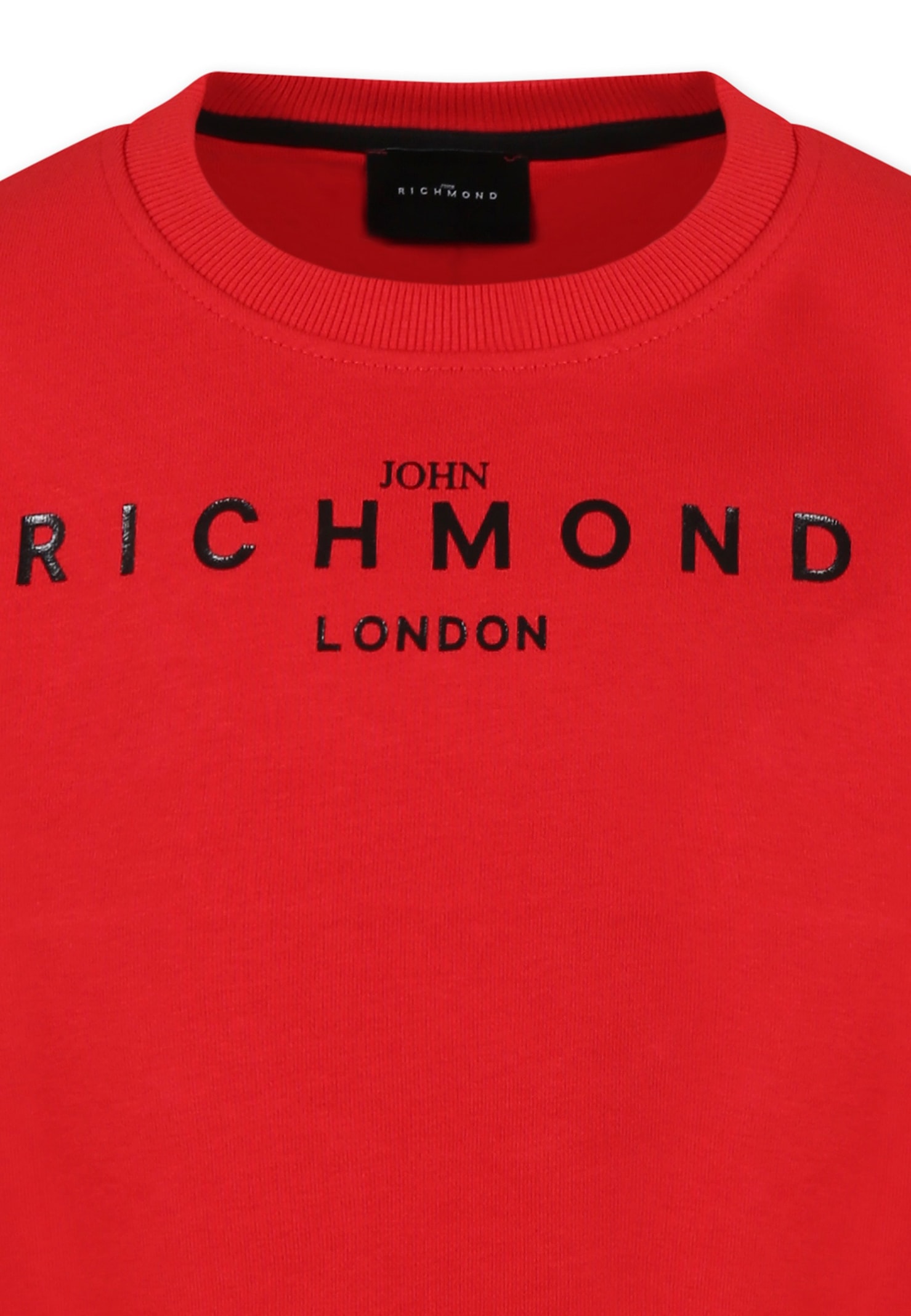 Richmond Red Sweatshirt For Kids With Logo In Red