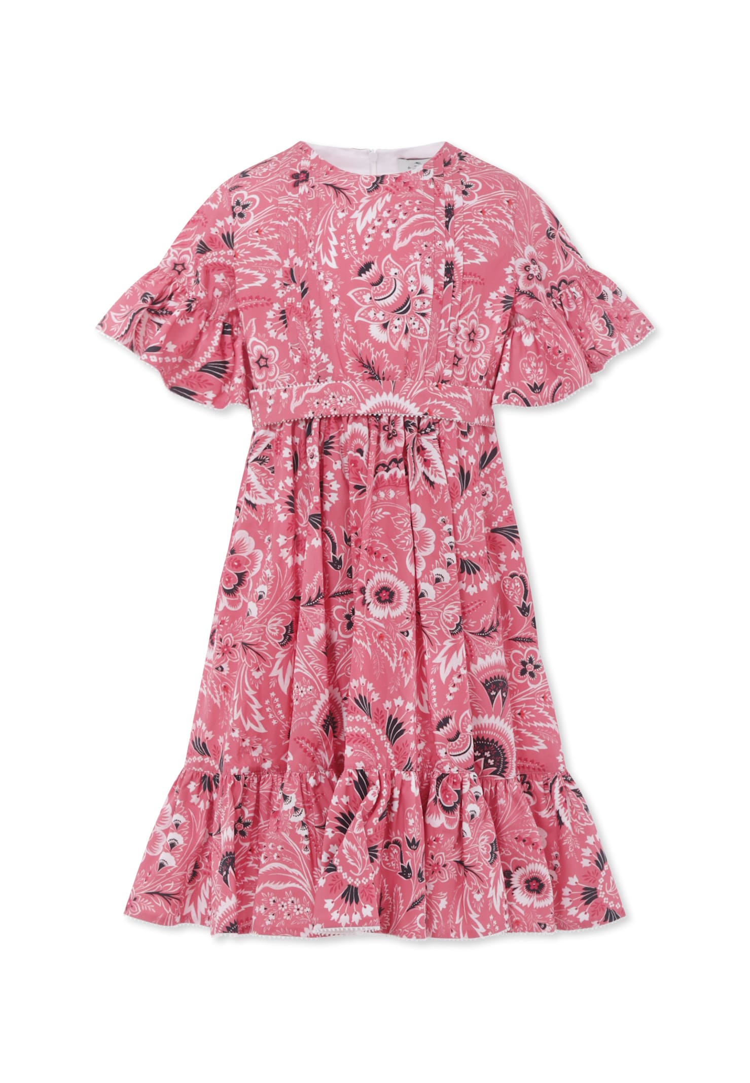 Etro Paisley-print Dress In Pink