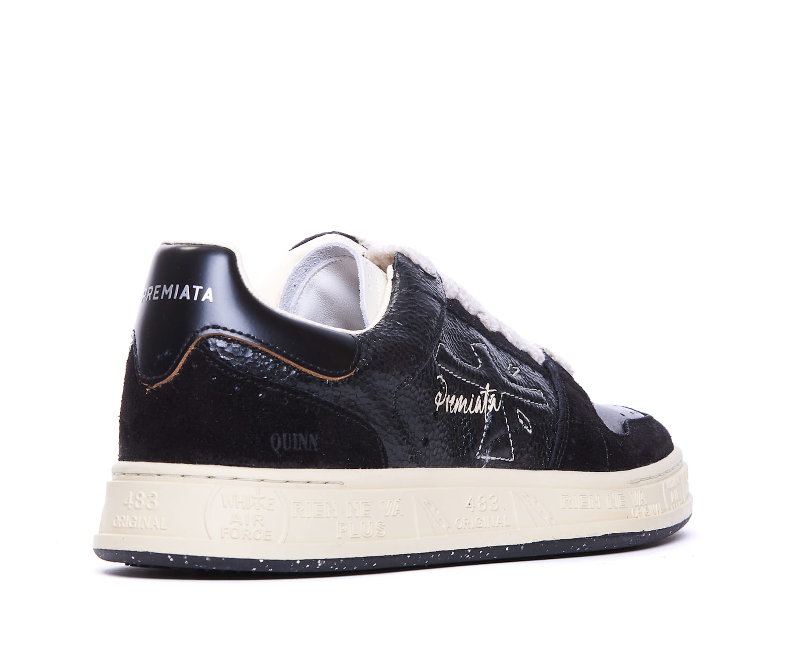 Shop Premiata Quinnd 6950 Sneakers In Black