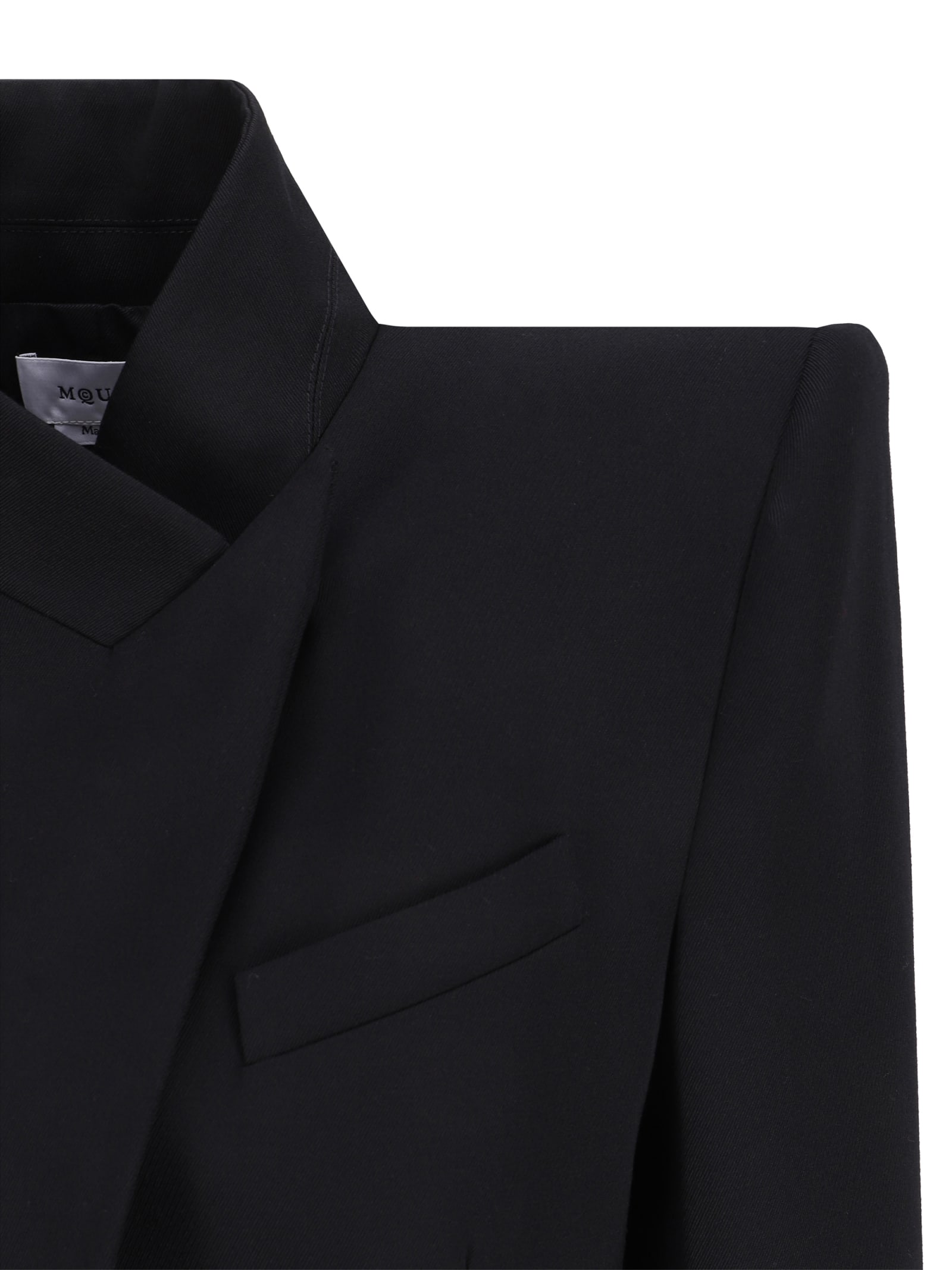 Alexander Mcqueen Coats & Jackets In Black
