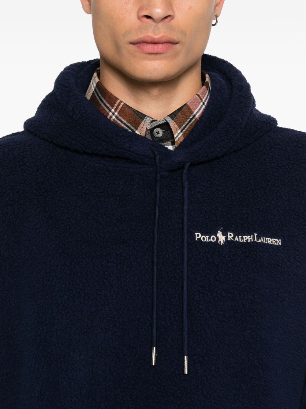 Polo Ralph Lauren Logo-detailing Hoodie In Blue