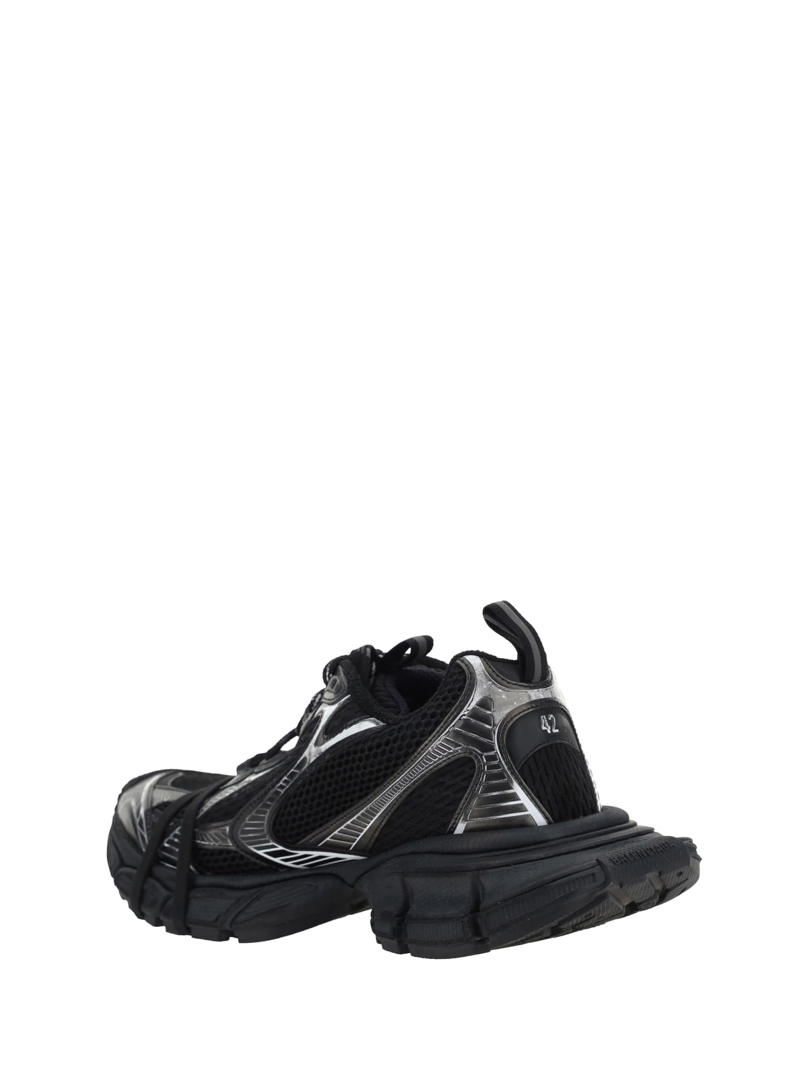 Shop Balenciaga 3xl Sneakers In Black/white