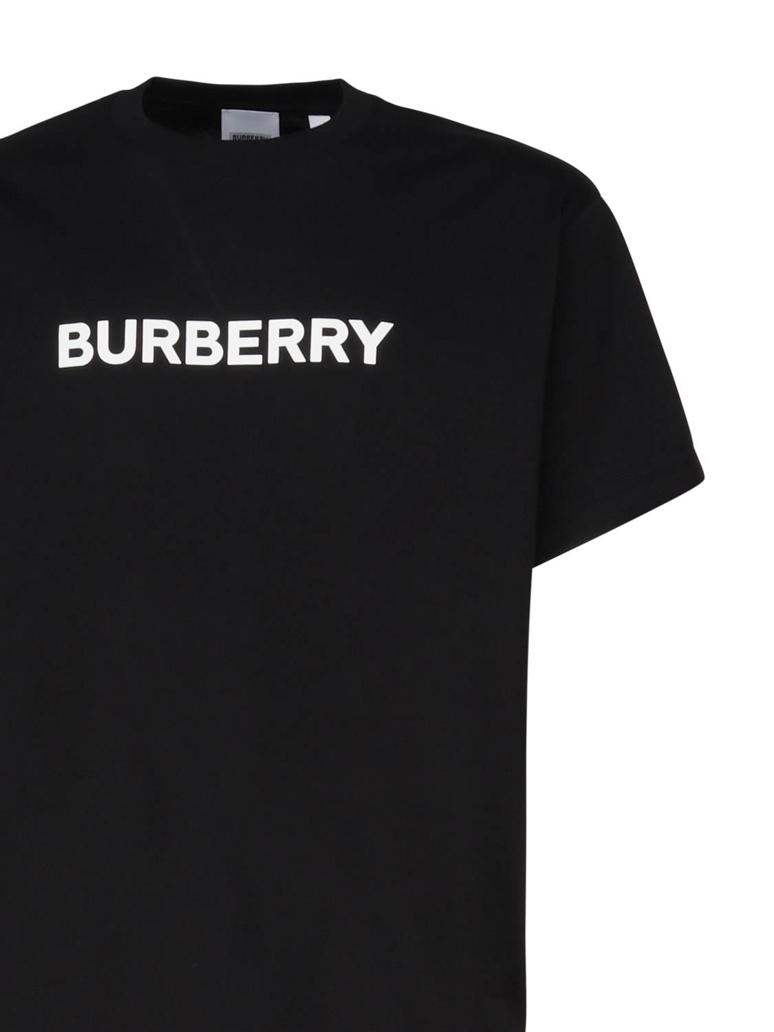 Shop Burberry T-shirt With Print In Black