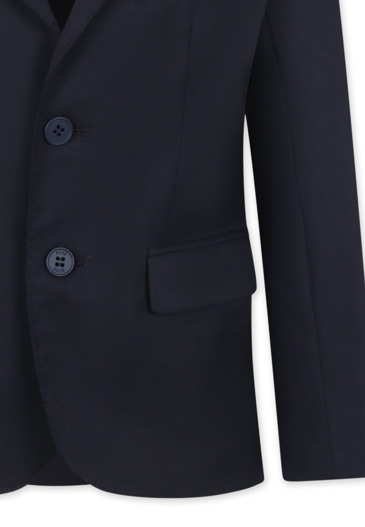 Hugo Boss Blue Jacket For Boy In Blue