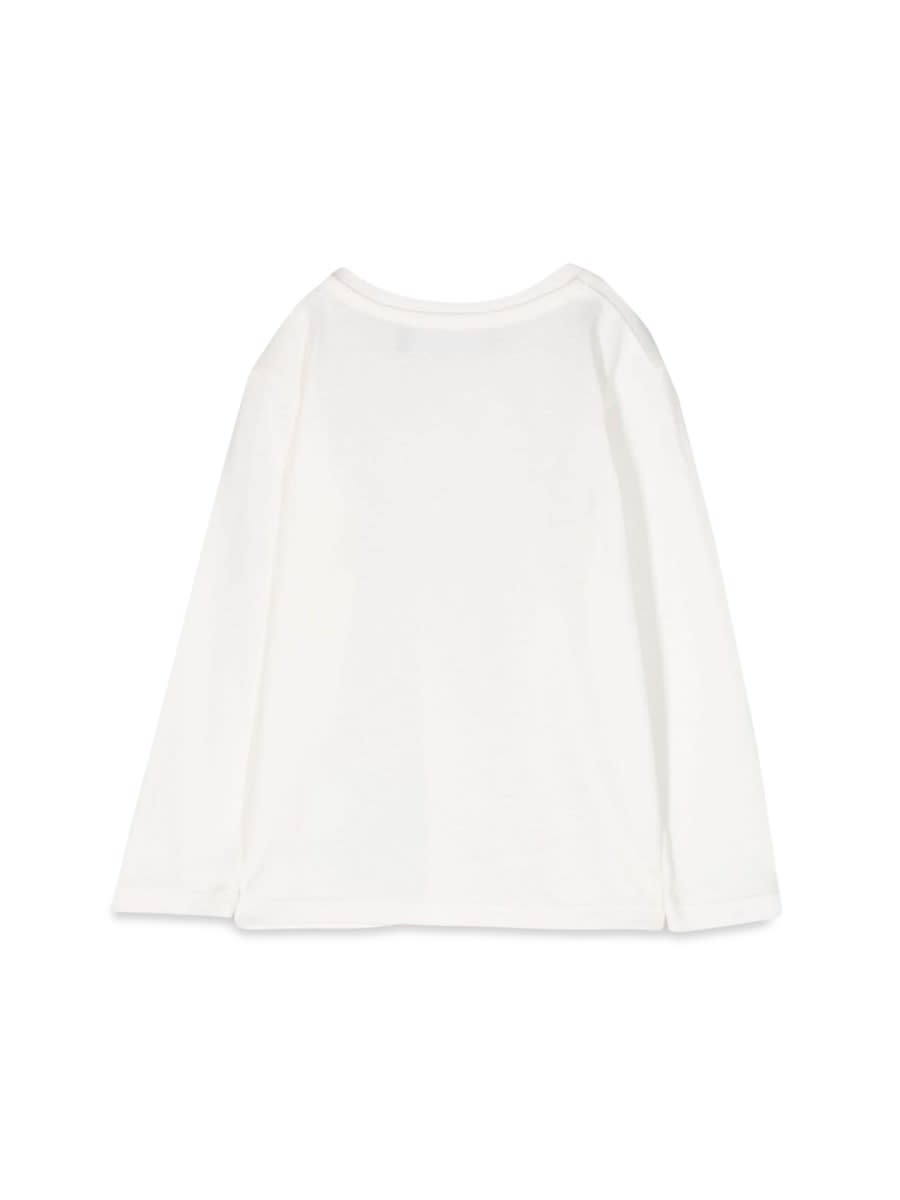 Shop Versace ml Logo T-shirt In White