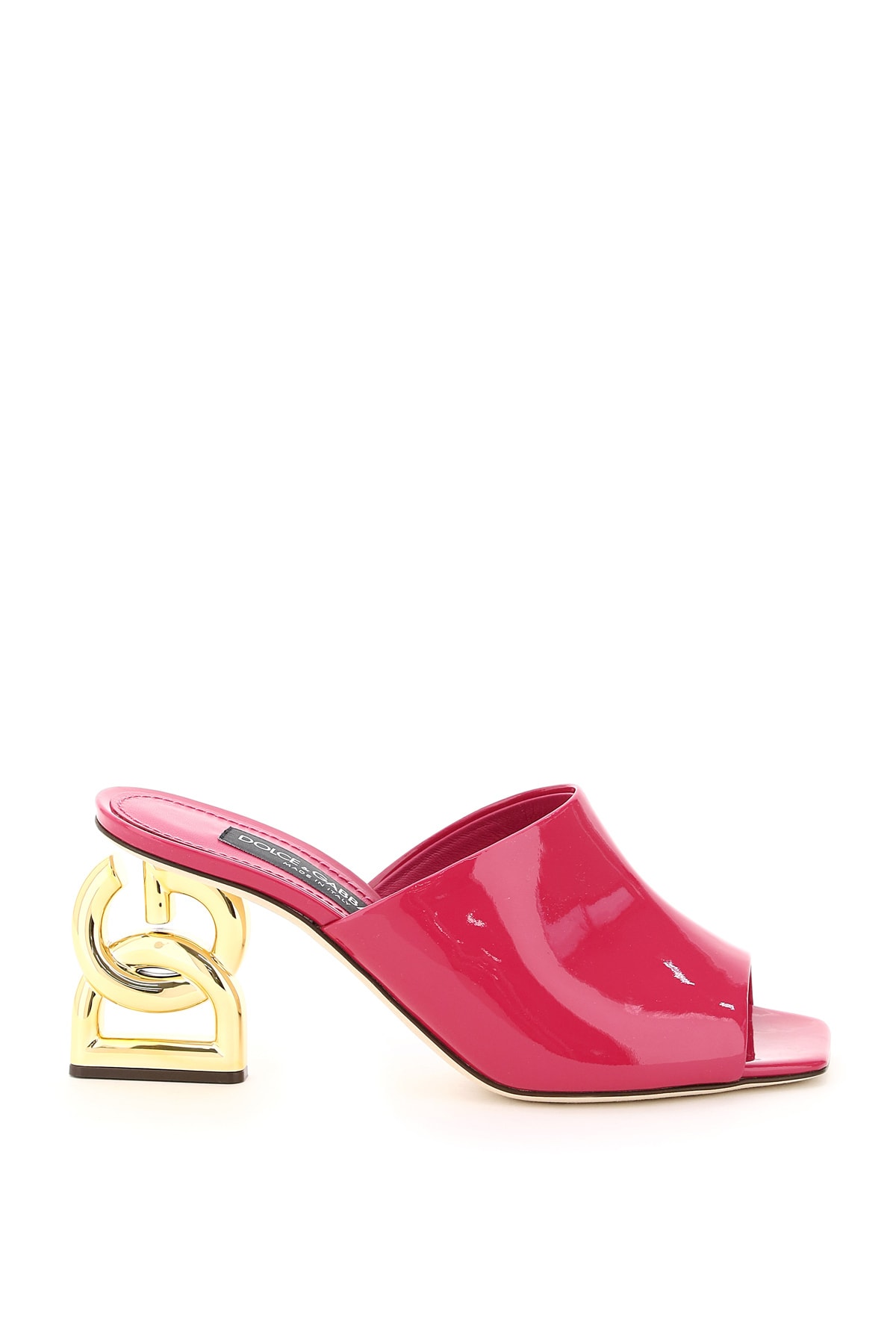 Buy Dolce & Gabbana Mule With Dg Pop Heel online, shop Dolce & Gabbana shoes with free shipping