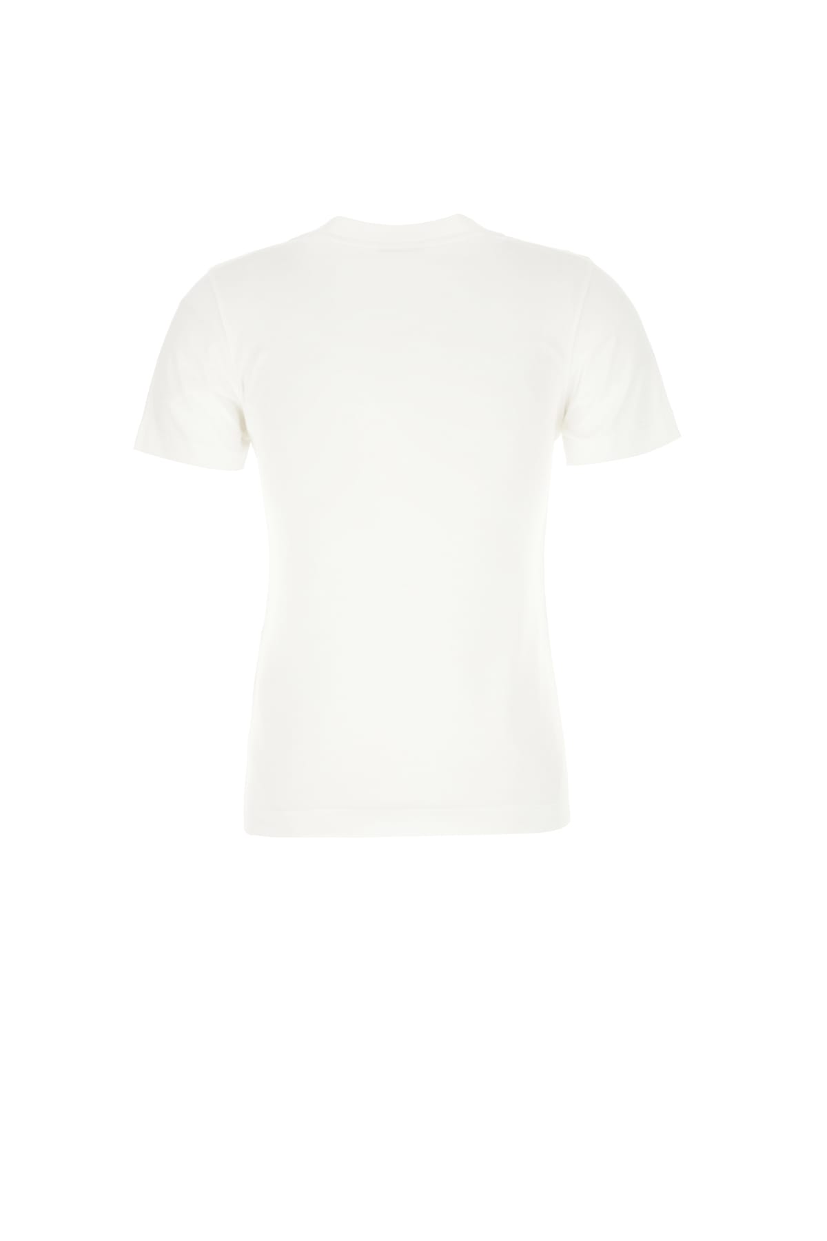 Moncler White Cotton T-shirt In White