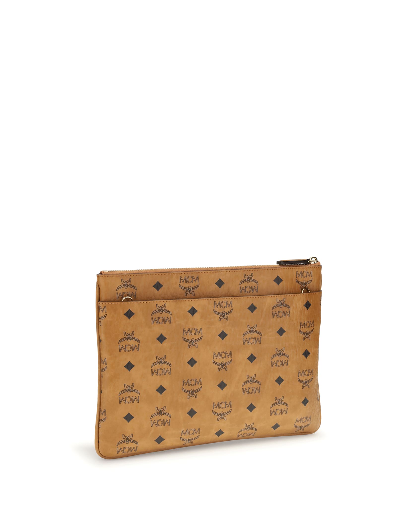 Mcm Pouch With Visetos Print