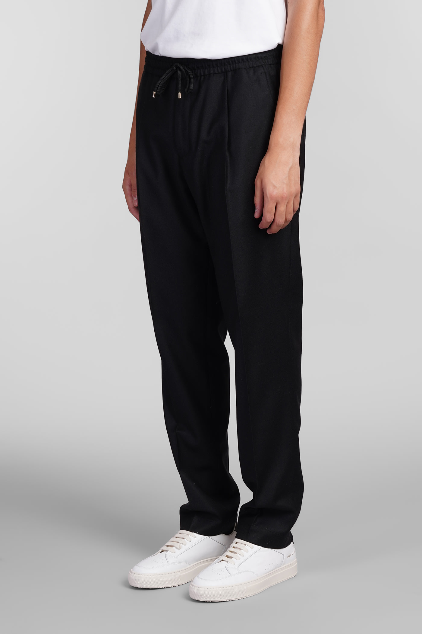 Shop Briglia 1949 Wimbledons Pants In Black Wool