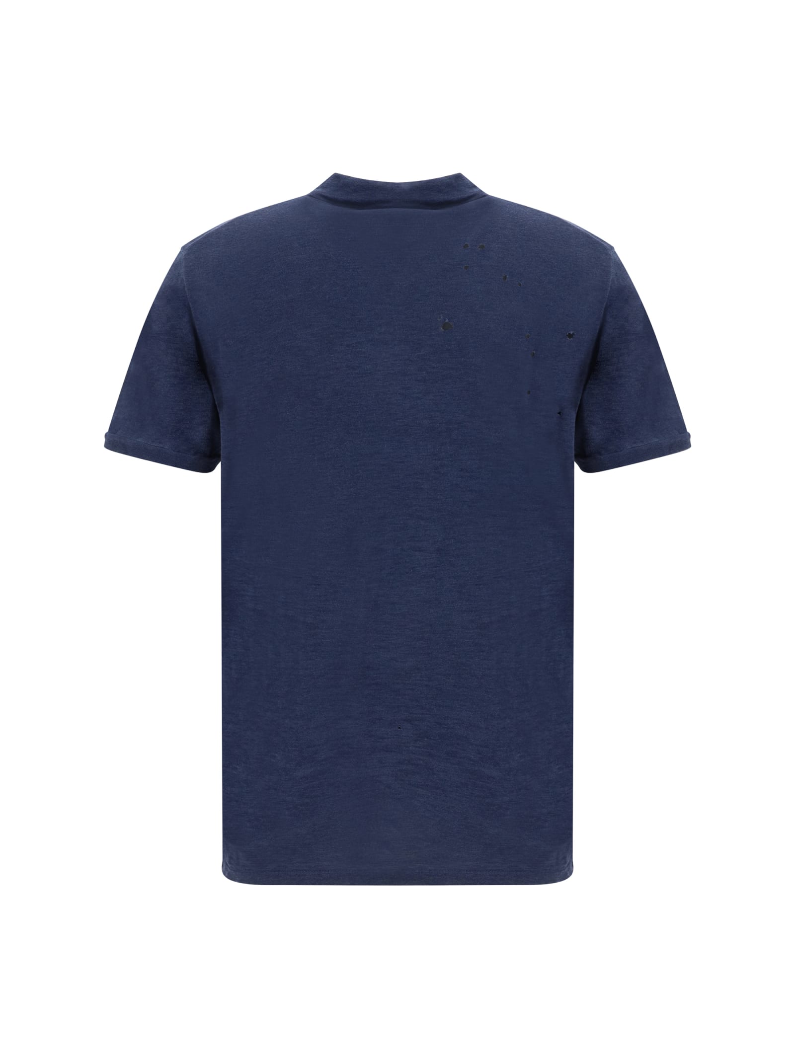 Shop Dsquared2 Polo Shirt In Navy Blue