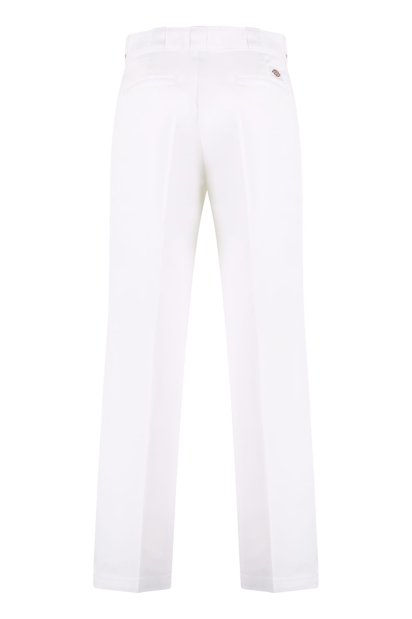 Shop Dickies Cotton Blend Trousers In White