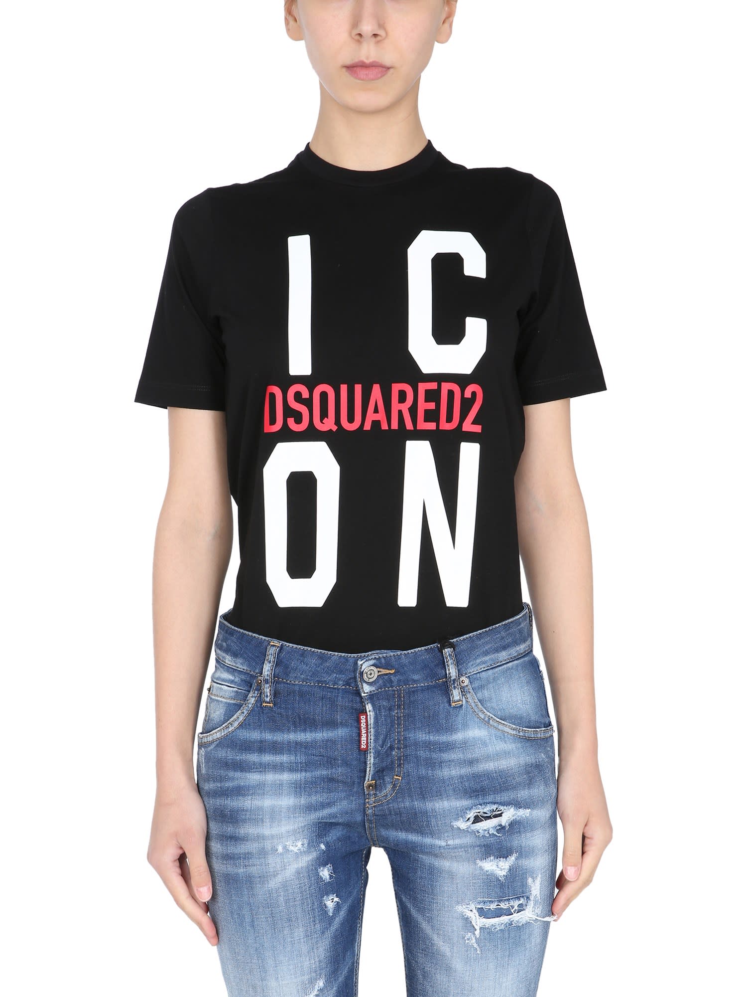 DSQUARED2 ICON T-SHIRT,S80GC0024 S23009900